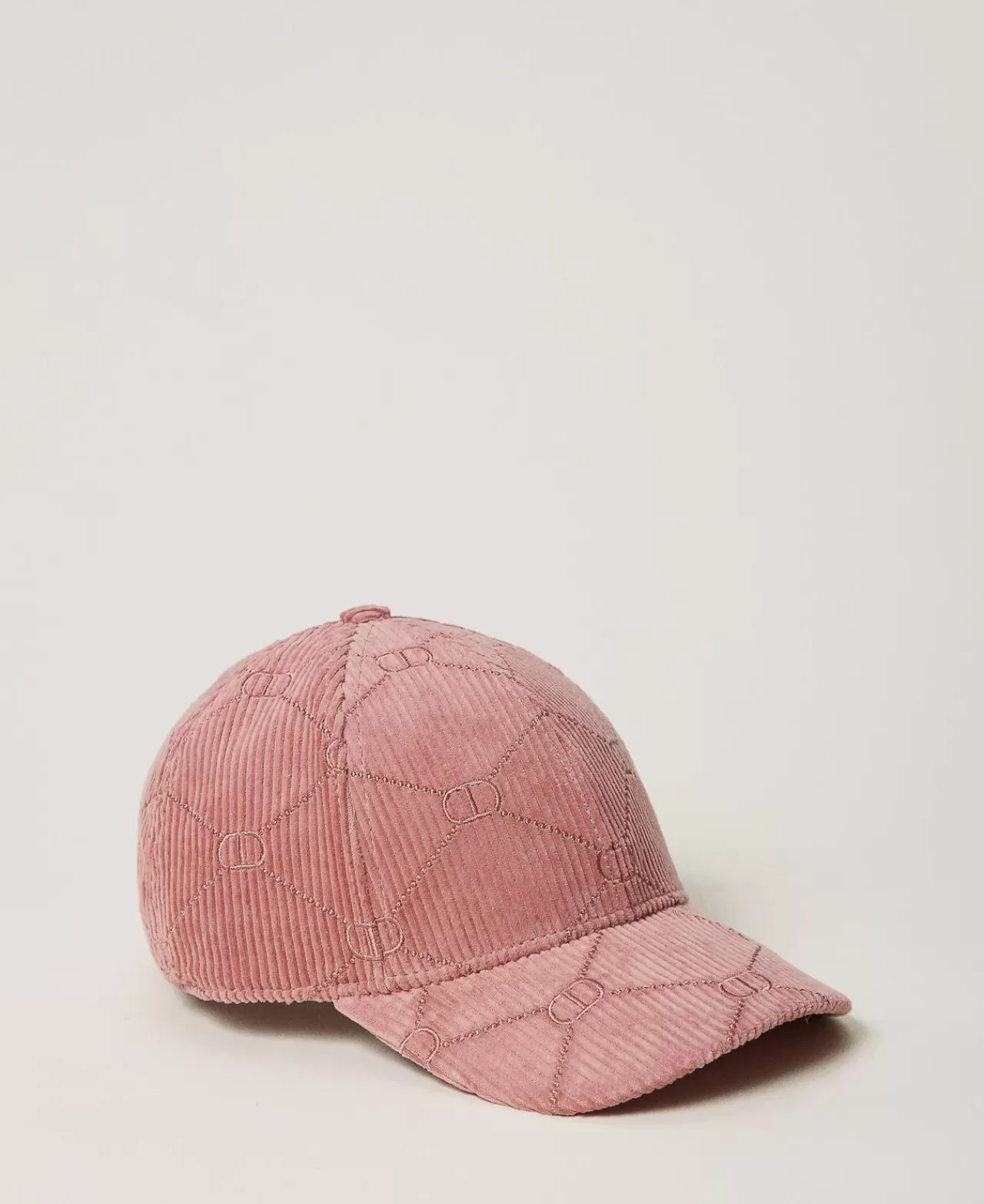 TWINSET Milano Baseballkappe Aus Samt Mit Oval Ts