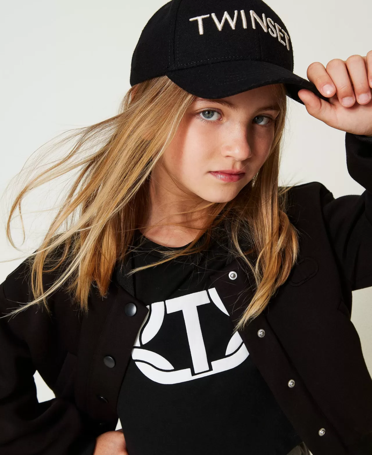 TWINSET Milano Baseballkappe Aus Tuch Mit Logo