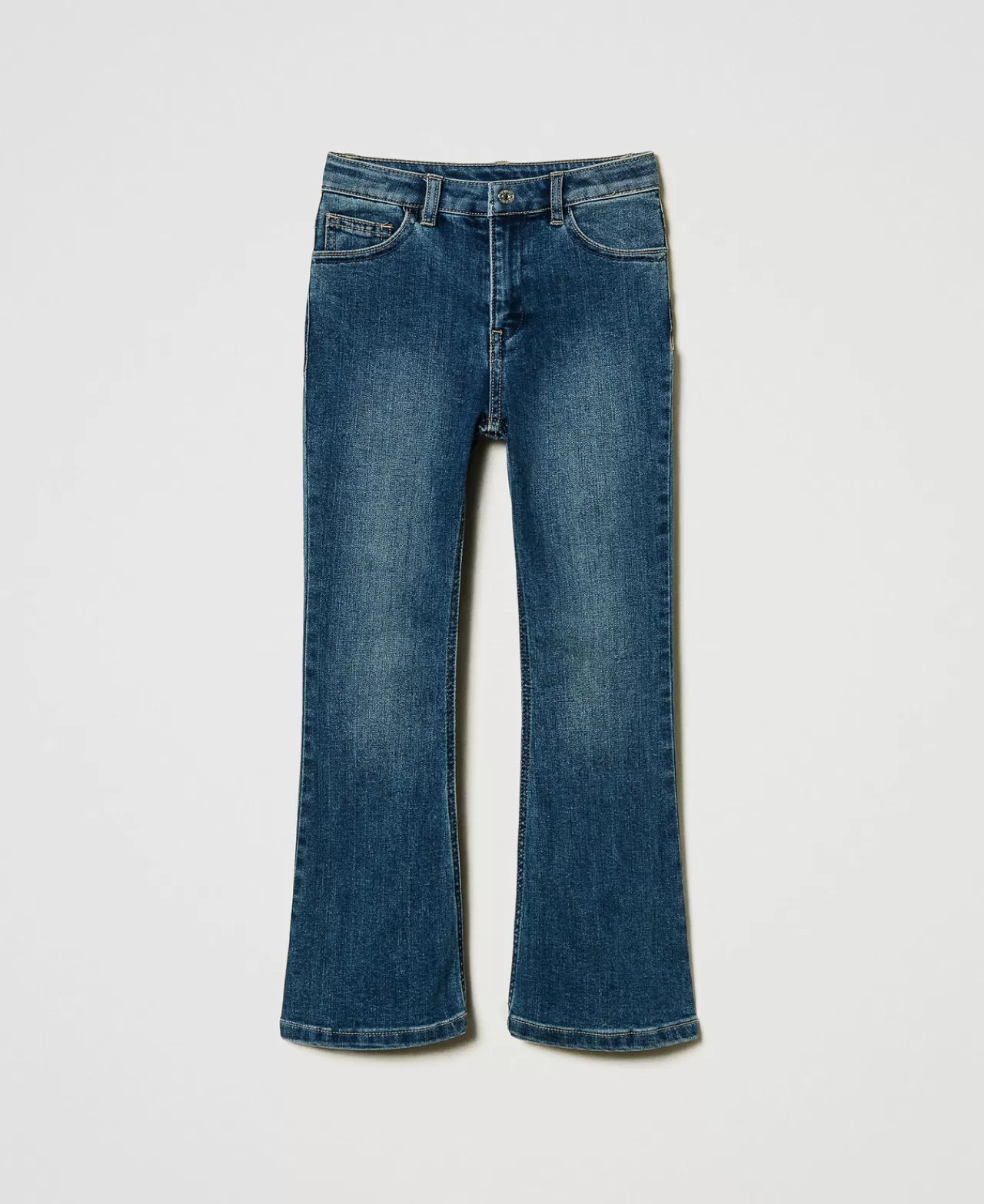 TWINSET Milano Bell-Bottom-Jeans Mit Fünf Taschen
