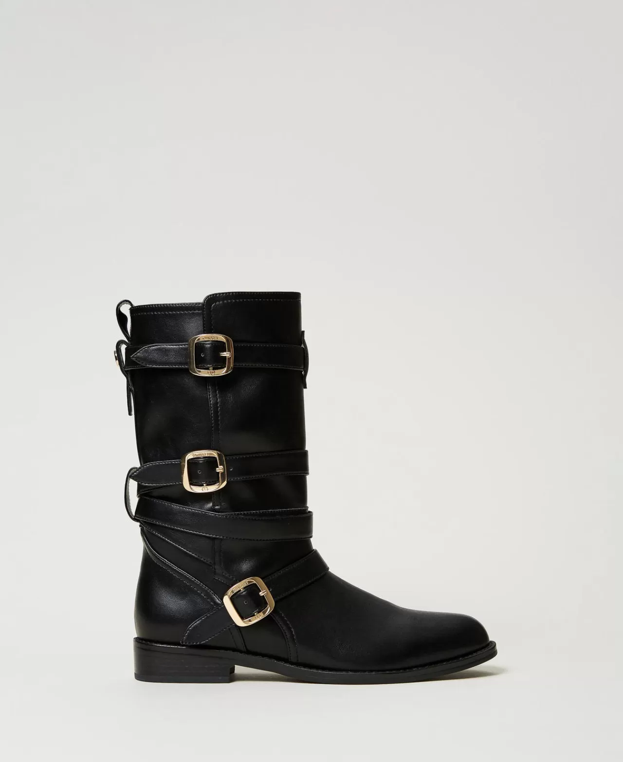 TWINSET Milano Bikerstiefel Mit Riemen