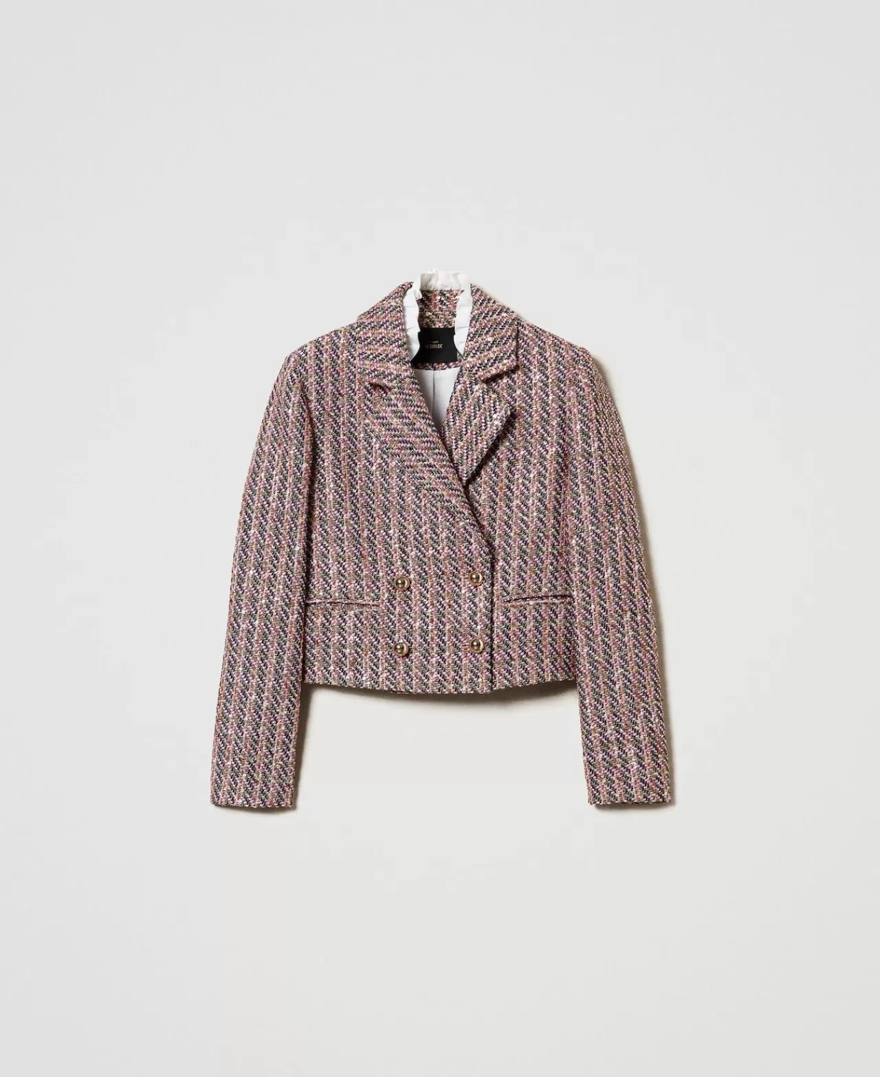 TWINSET Milano Blazer Aus Bouclé- Und Lurexgarn