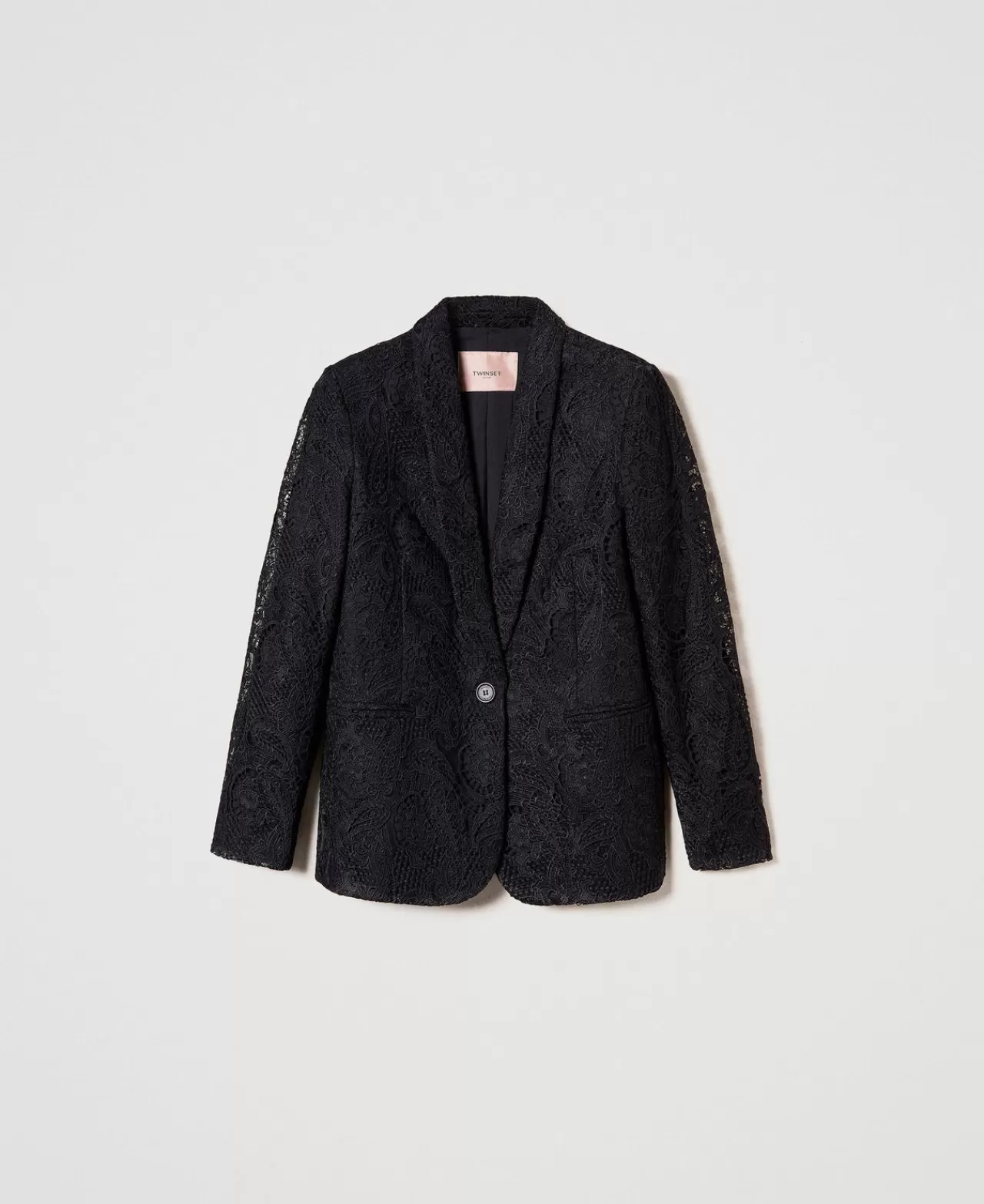 TWINSET Milano Blazer Aus Makrameespitze