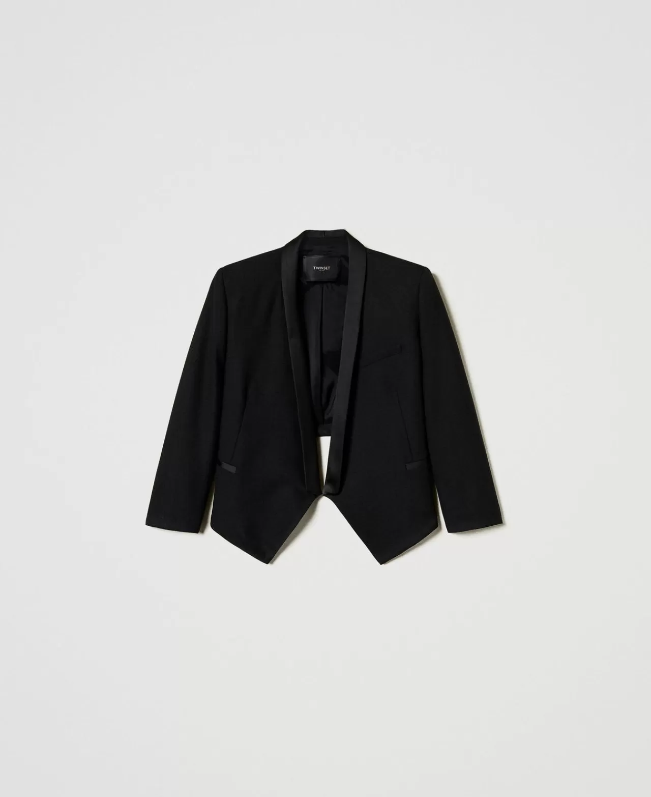 TWINSET Milano Blazer Aus Serge Aus Wollmischung
