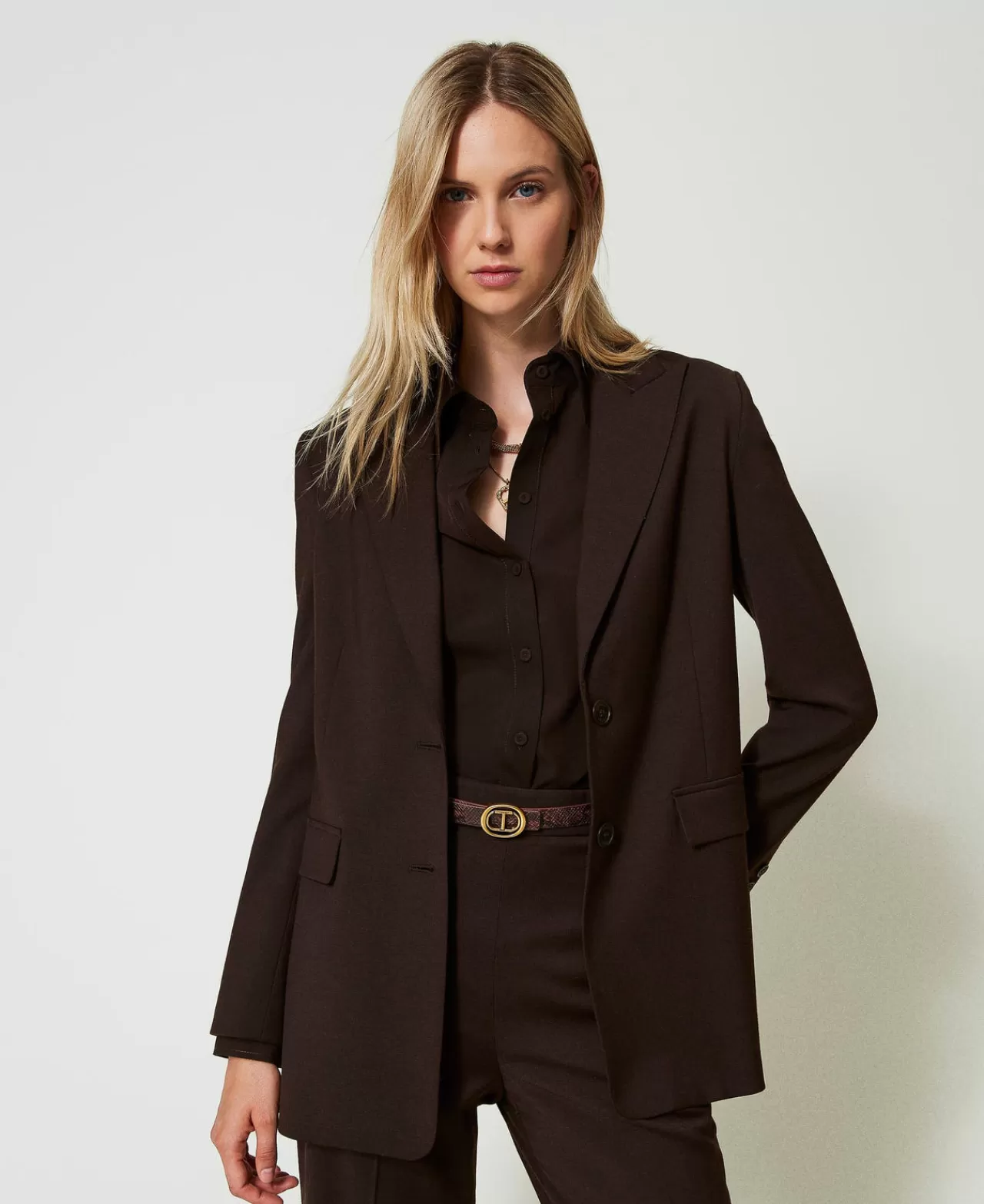 TWINSET Milano Blazer Aus Stretchwolle
