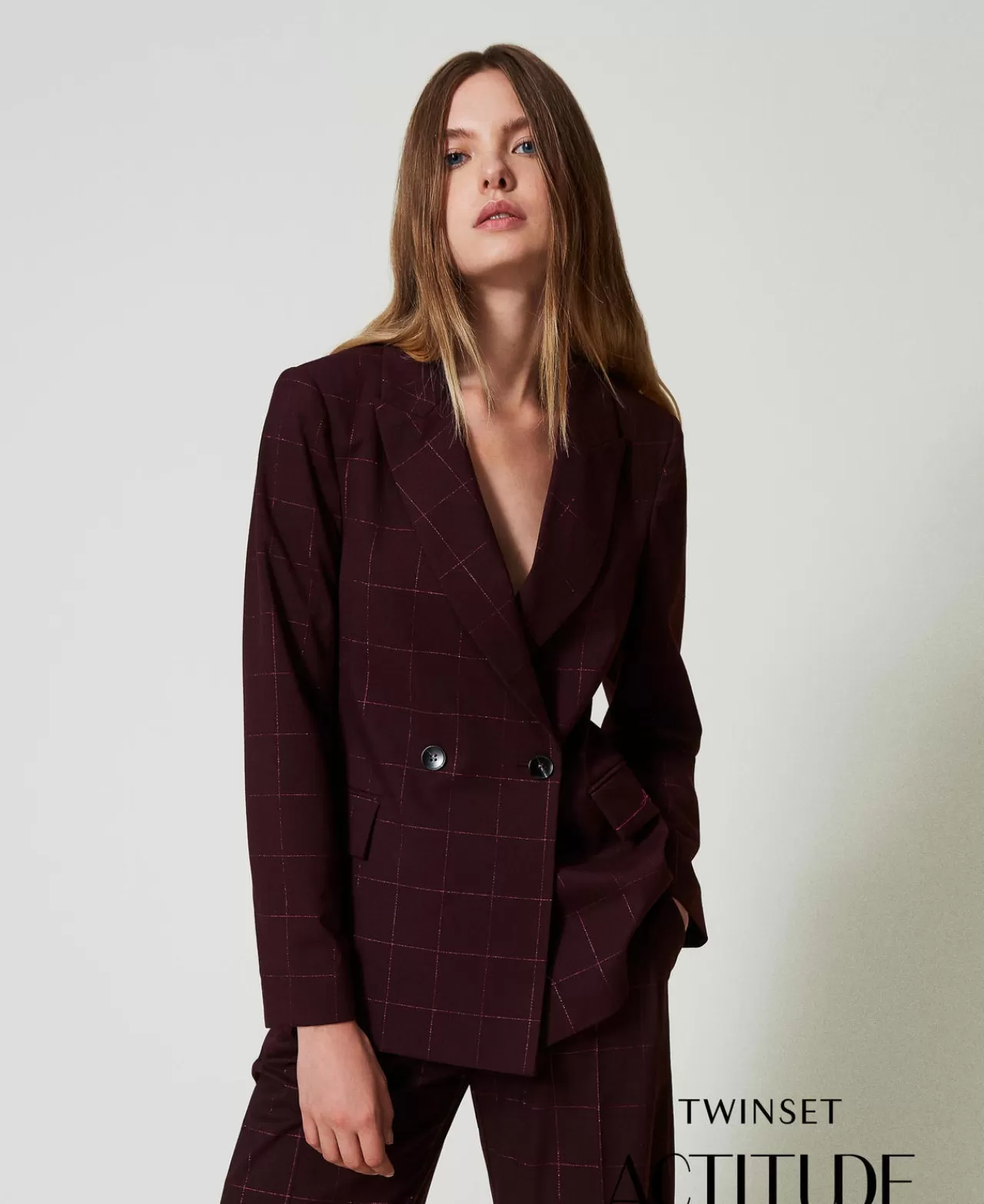TWINSET Milano Blazer Mit Lurexkaros