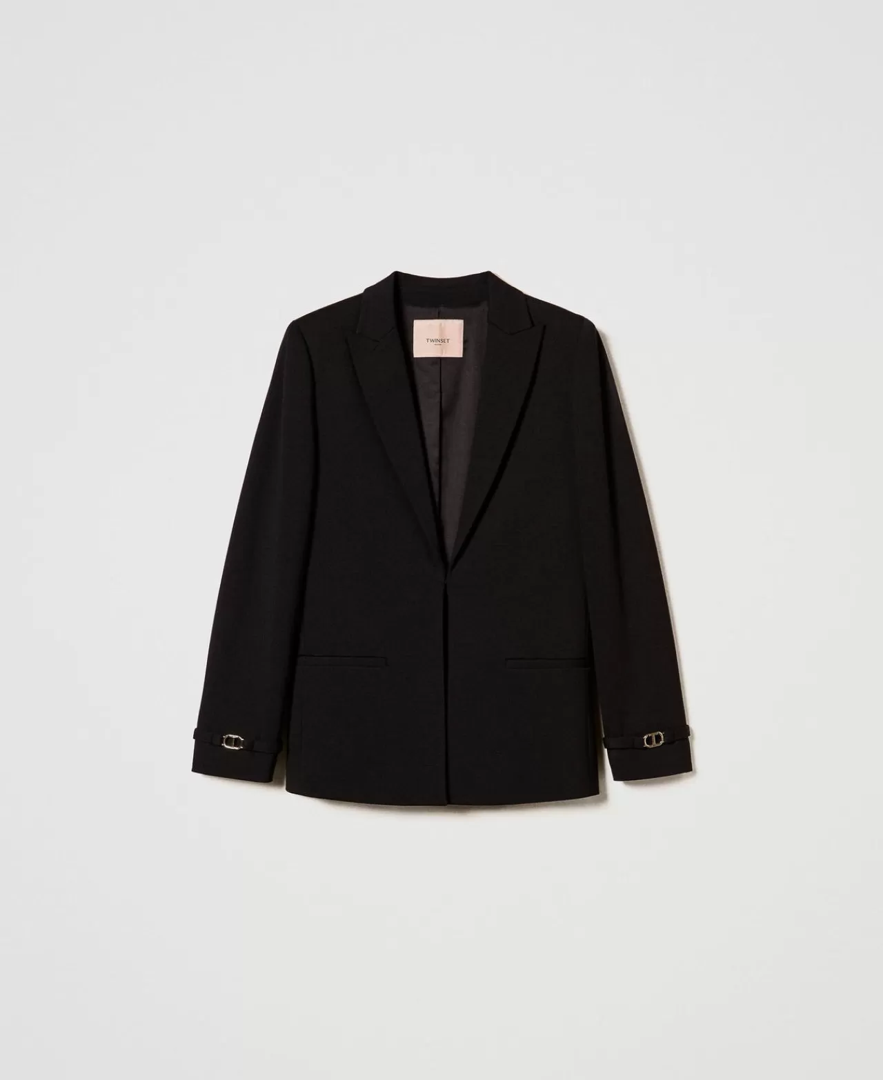 TWINSET Milano Blazer Mit „Oval T“-Riegeln