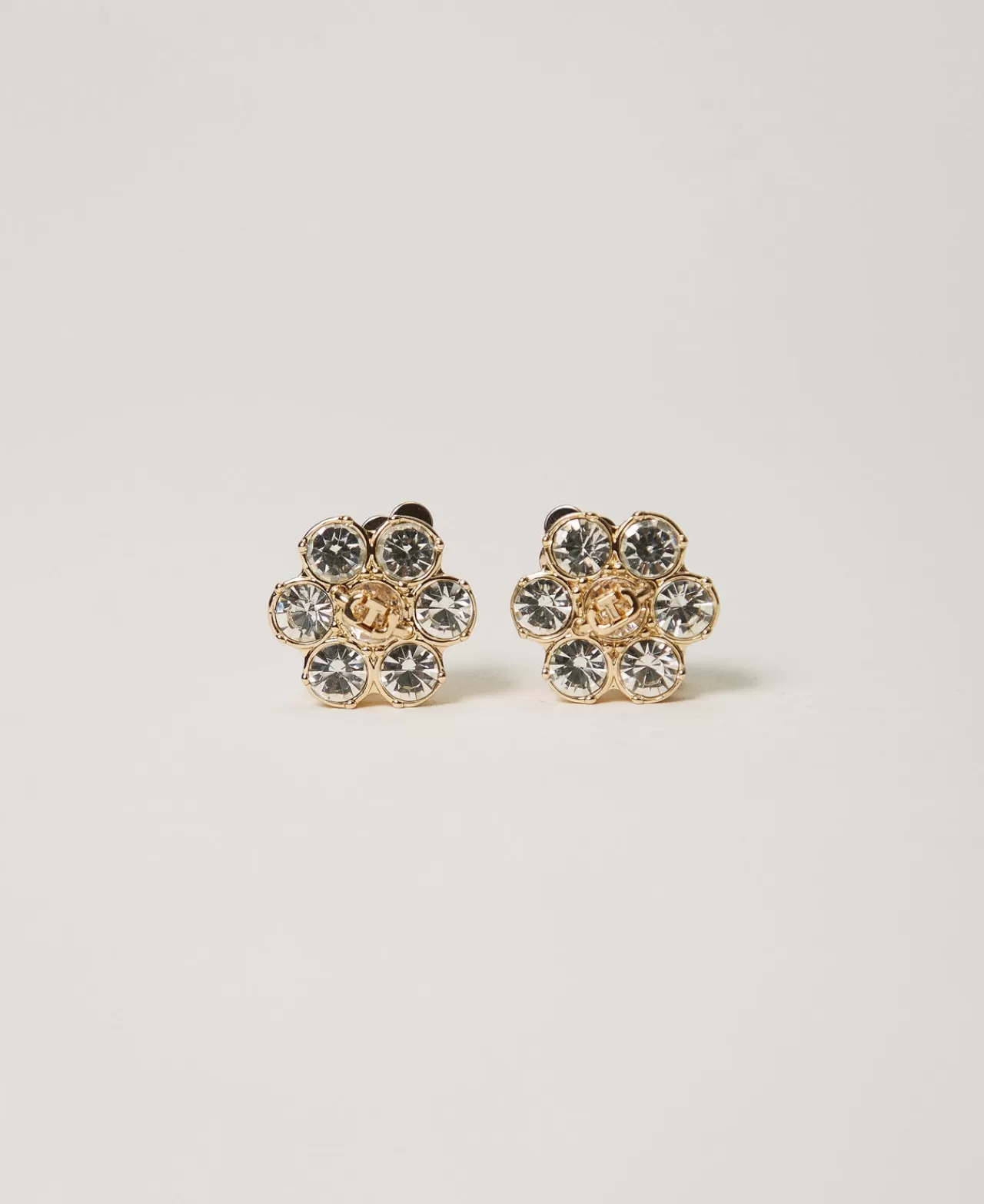 TWINSET Milano Blumenohrringe Mit Strass Und Oval T