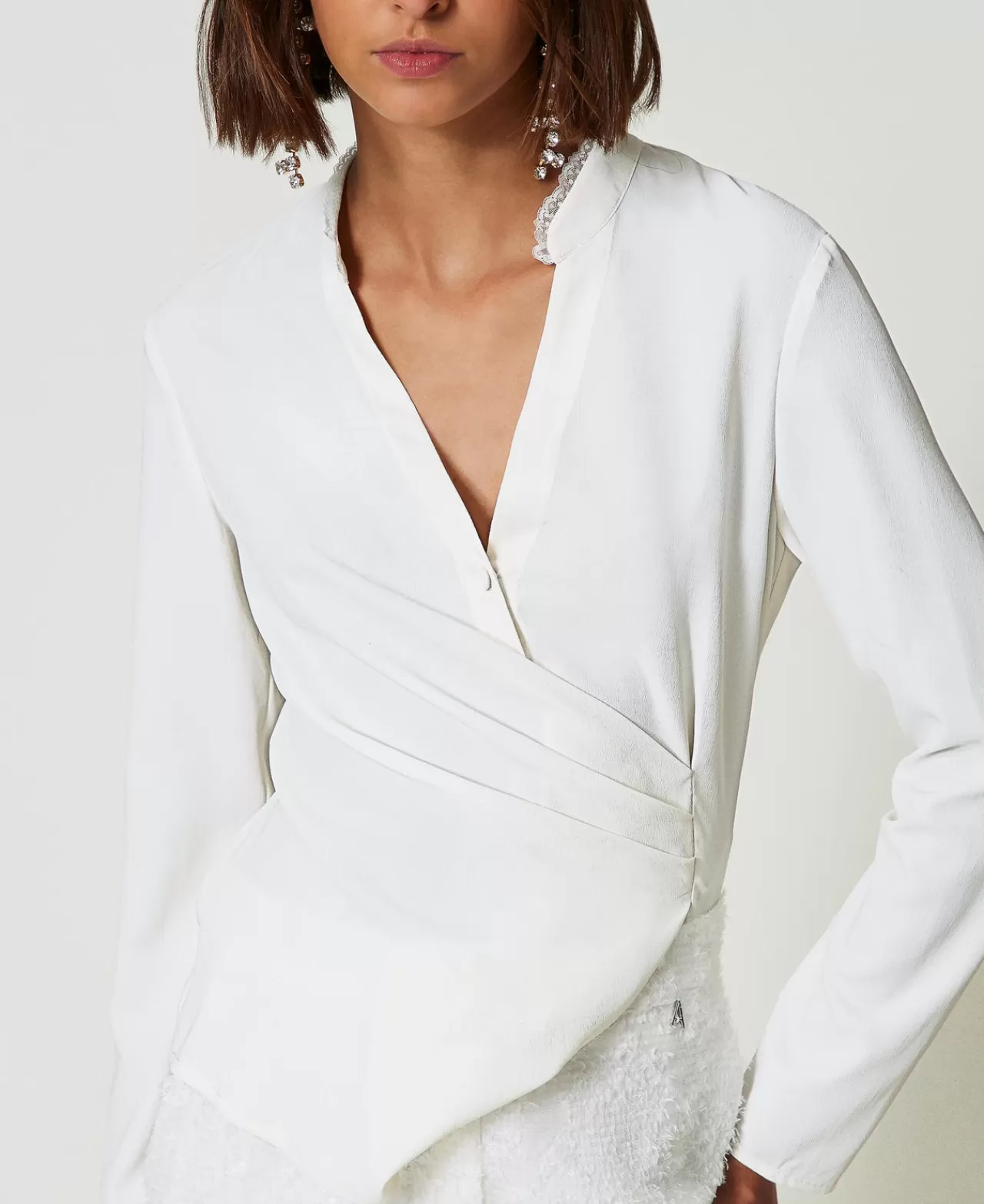 TWINSET Milano Bluse Aus Recyceltem Crêpe De Chine
