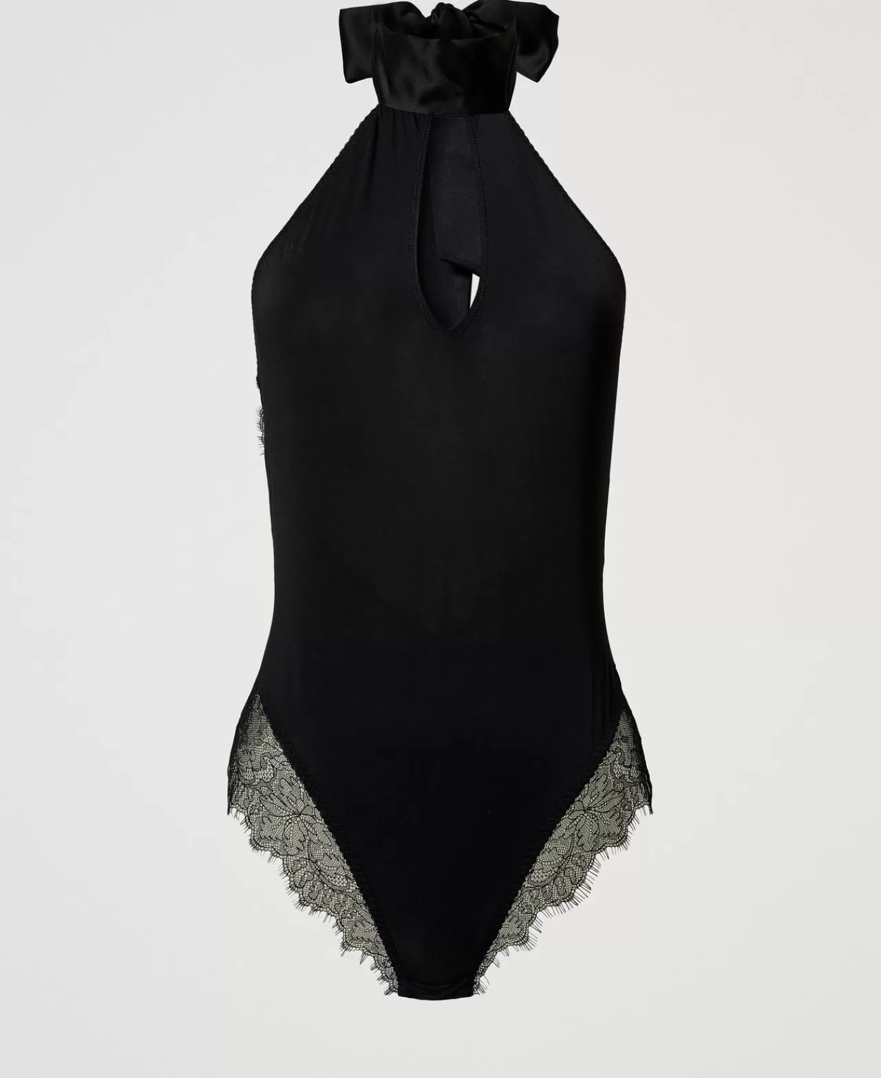 TWINSET Milano Body Aus Charmeuse Und Spitze