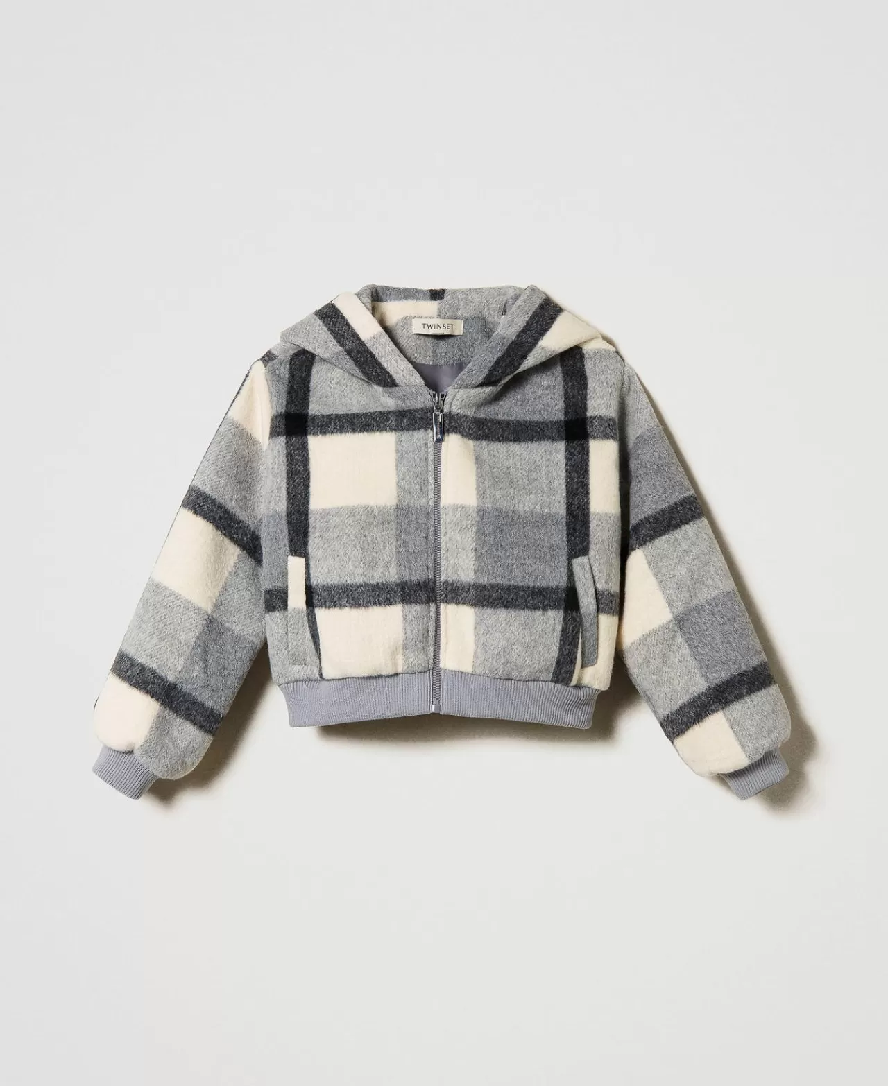 TWINSET Milano Bomberjacke Aus Kariertem Tuch