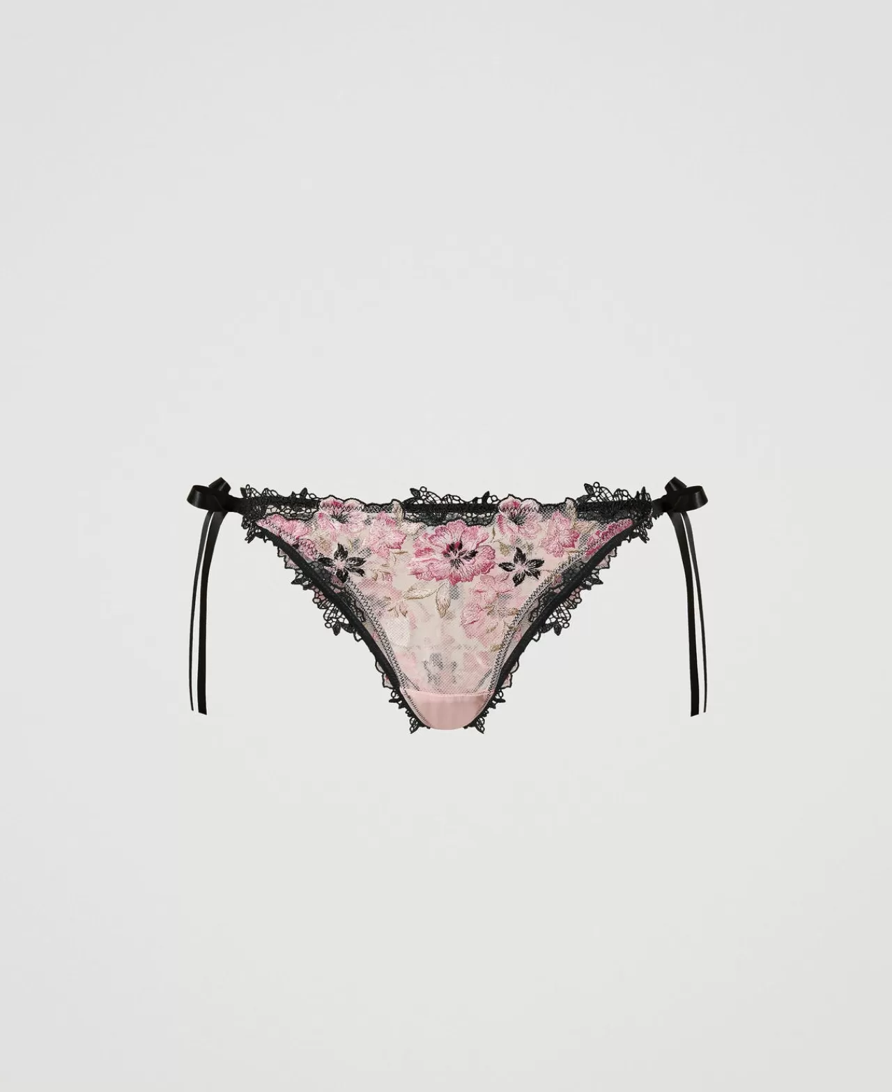 TWINSET Milano Brazilian-Slip Aus Tüll Mit Schleifen