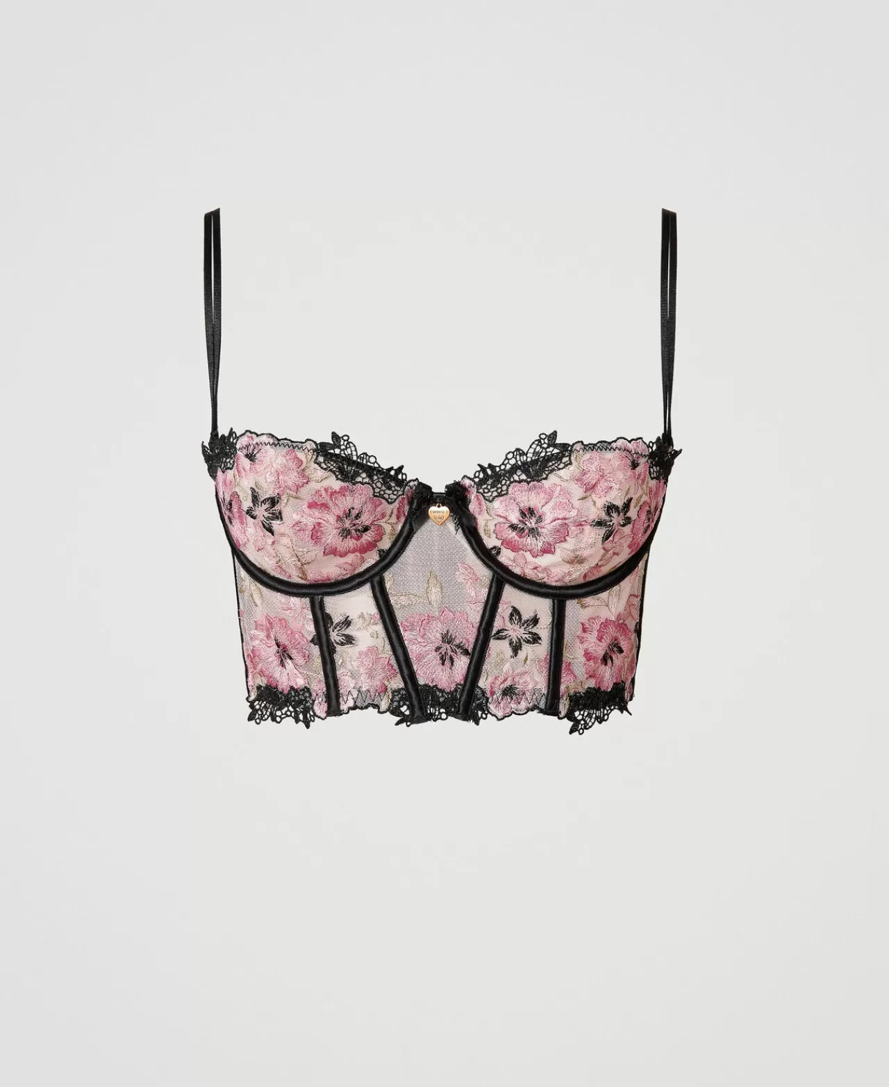 TWINSET Milano Bustier Aus Besticktem Tüll