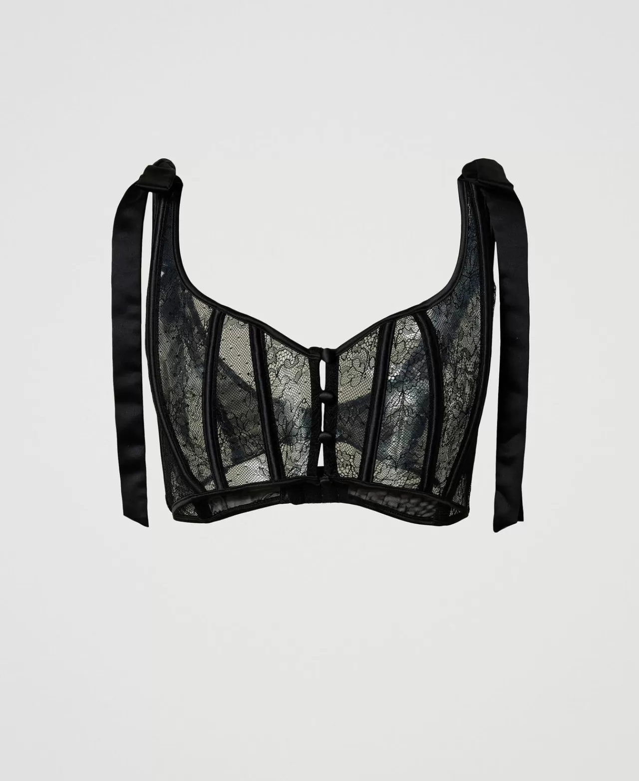TWINSET Milano Bustier Aus Spitze Und Satin