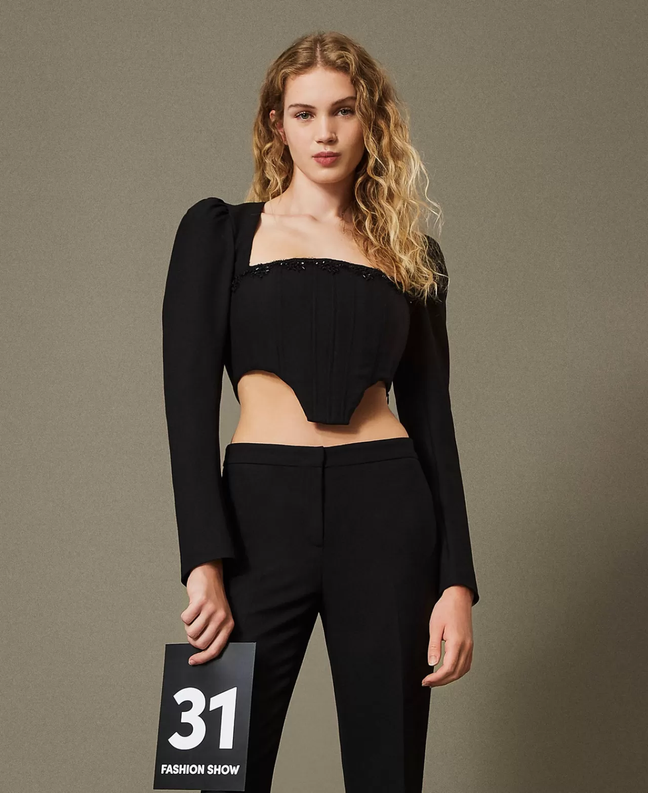 TWINSET Milano Bustiertop Mit Stickerei
