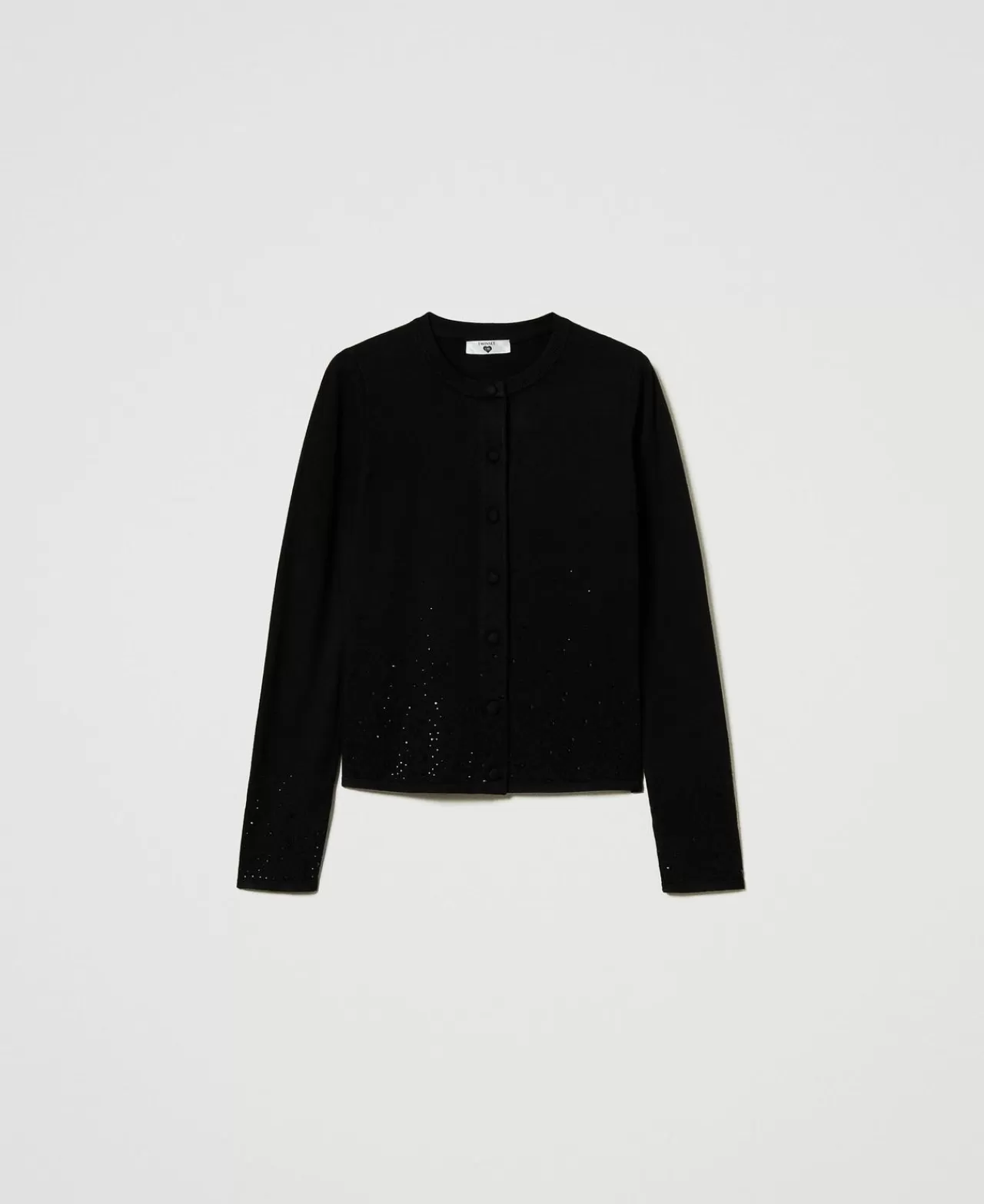 TWINSET Milano Cardigan Mit Strass Im Dégradé