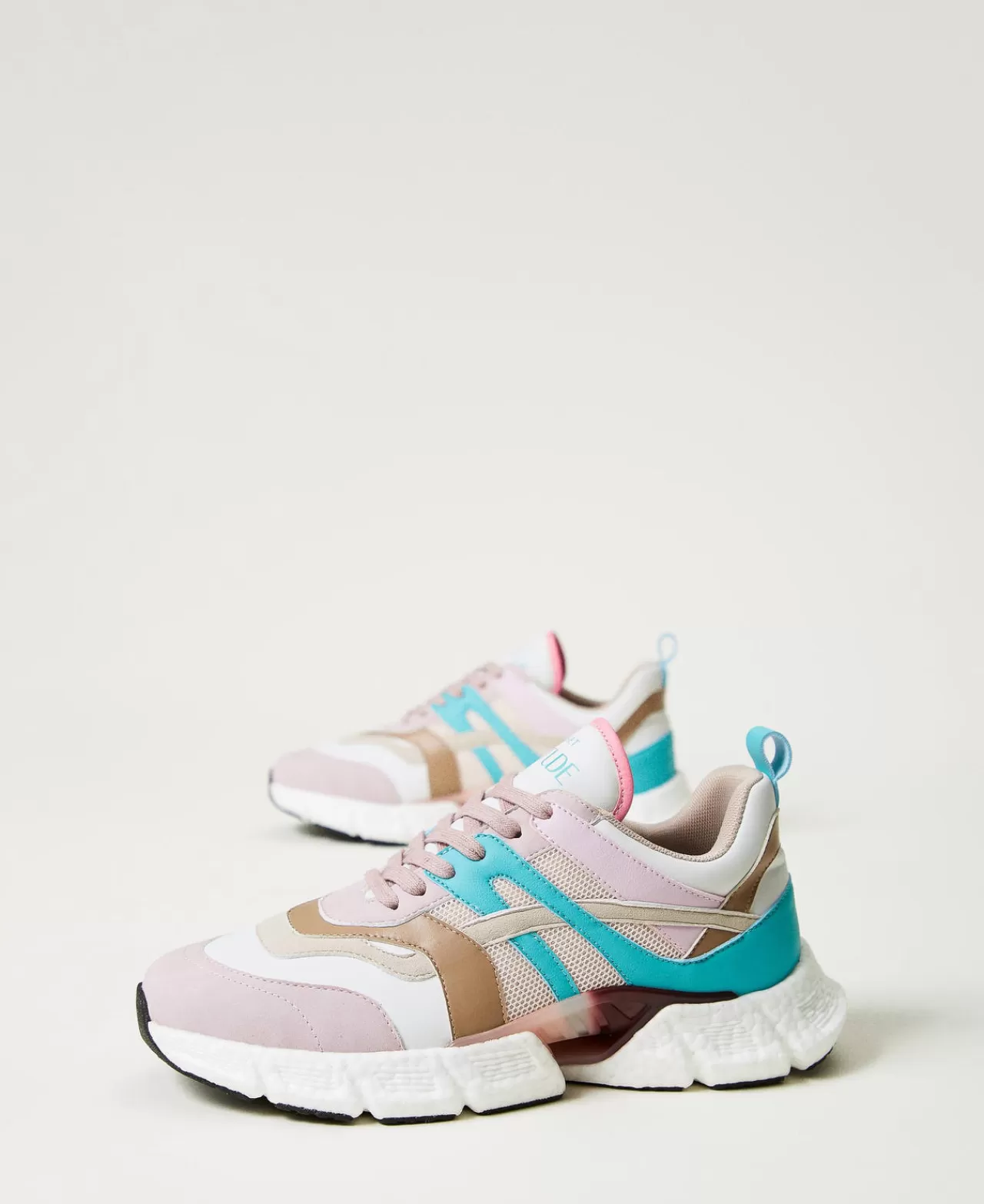 TWINSET Milano Color-Block-Sneaker Im Laufschuhstil