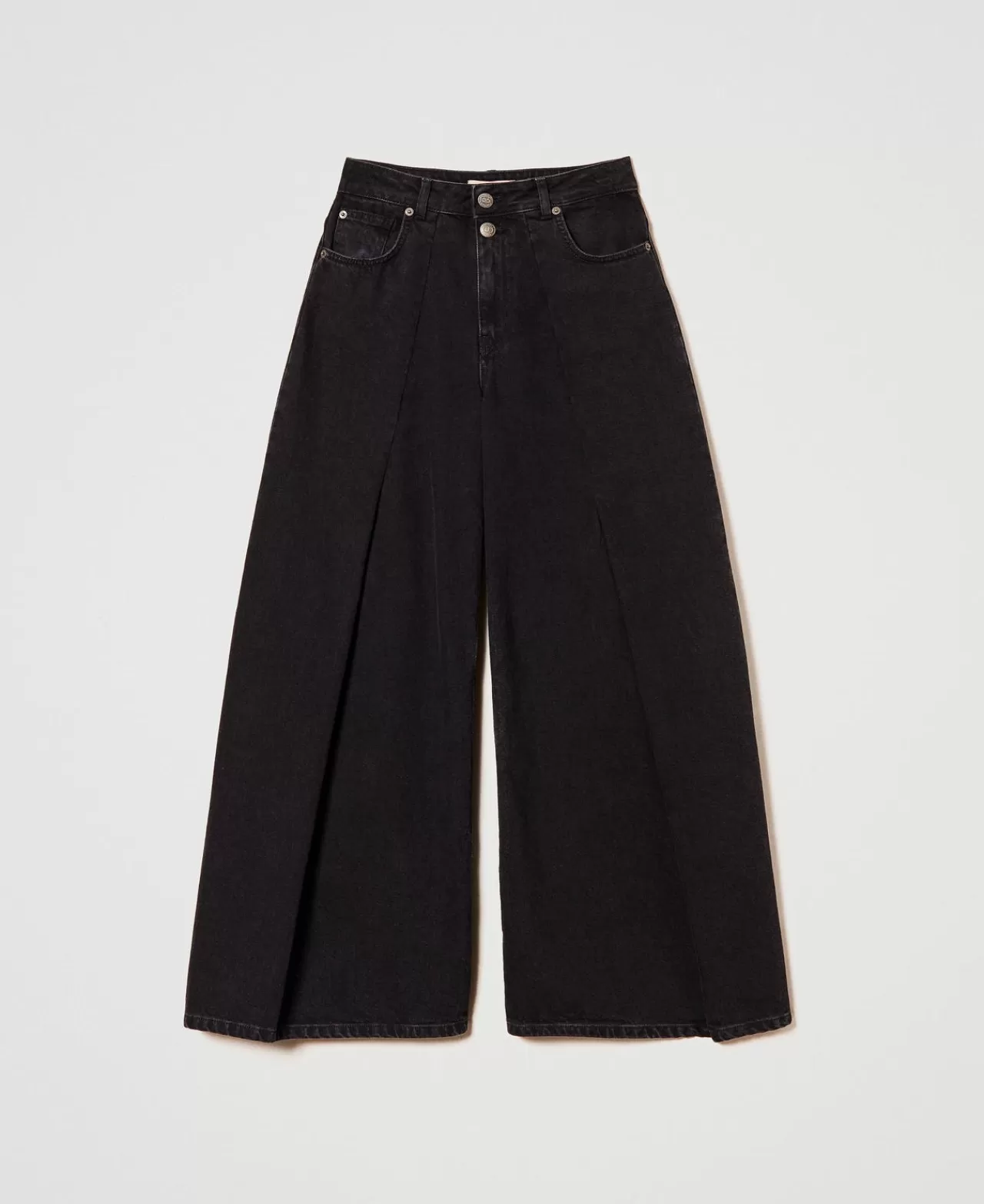 TWINSET Milano Cropped-Jeans Mit Zwei Knöpfen
