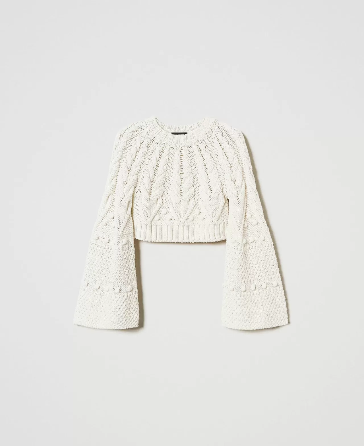 TWINSET Milano Cropped-Pullover Aus Wolle