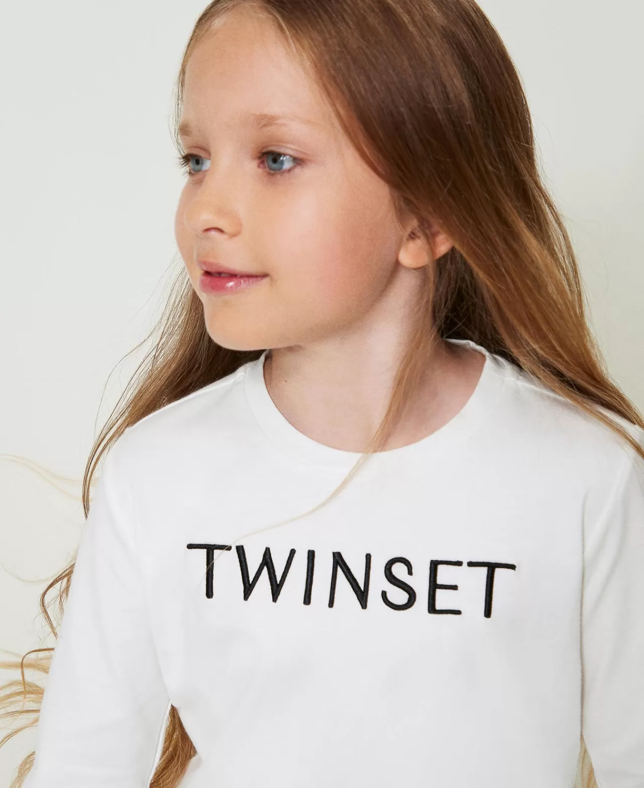 TWINSET Milano Cropped-Shirt Mit Sticklogo