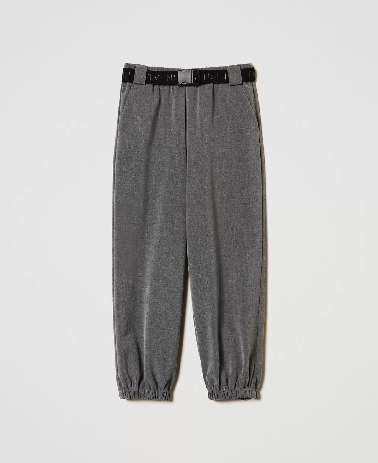 TWINSET Milano Flanell-Joggers Mit Gürtel