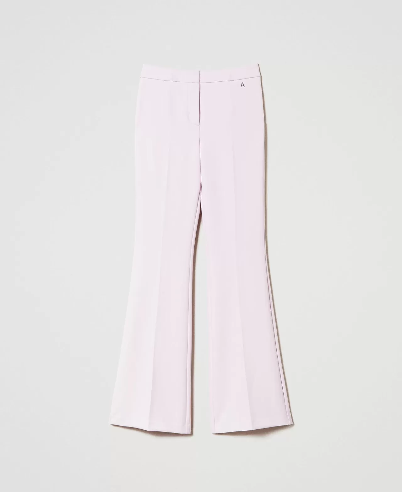 TWINSET Milano Flare-Hose Aus Crêpe-Cady