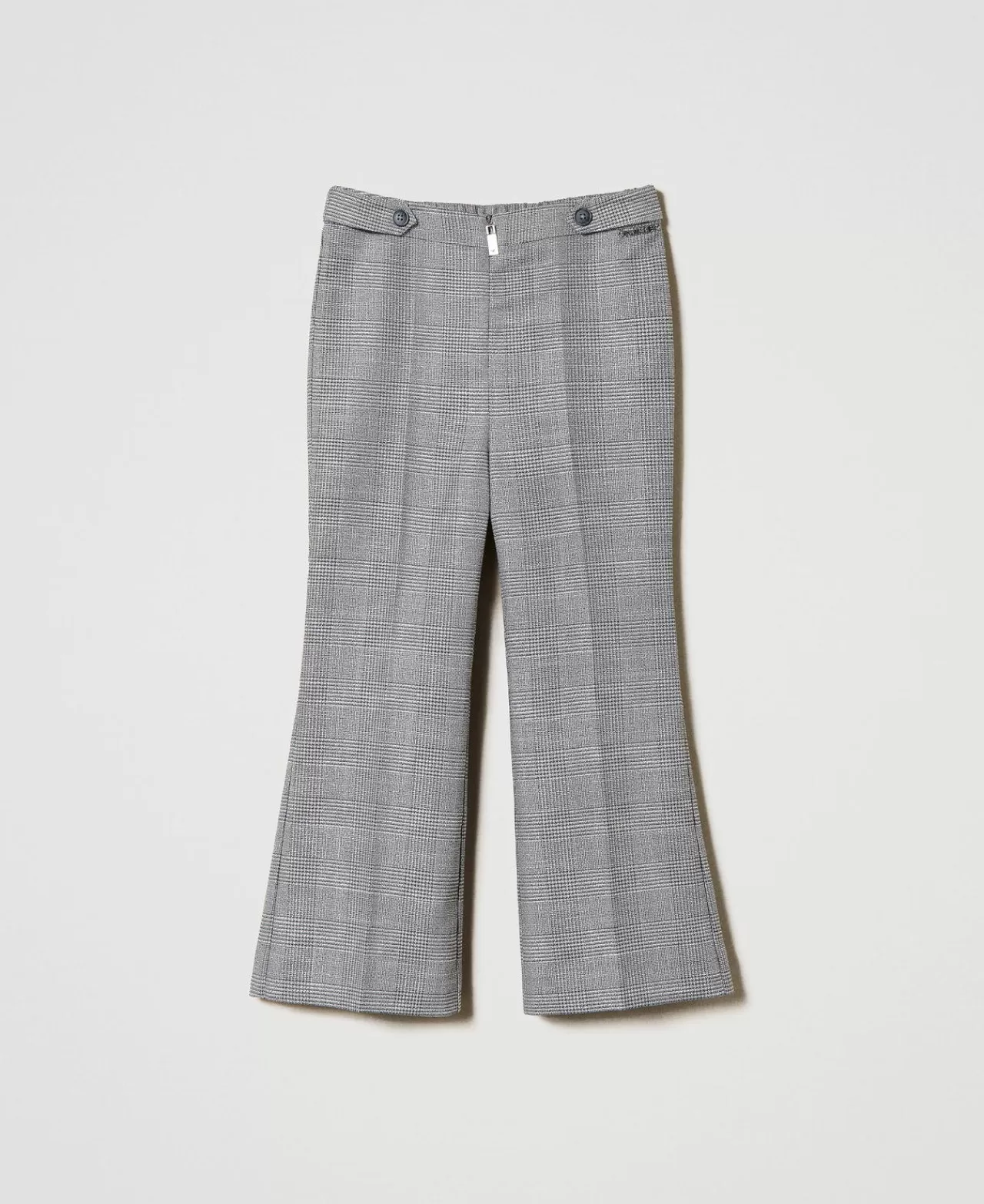 TWINSET Milano Flare-Hose Mit Prince-of-Wales-Muster