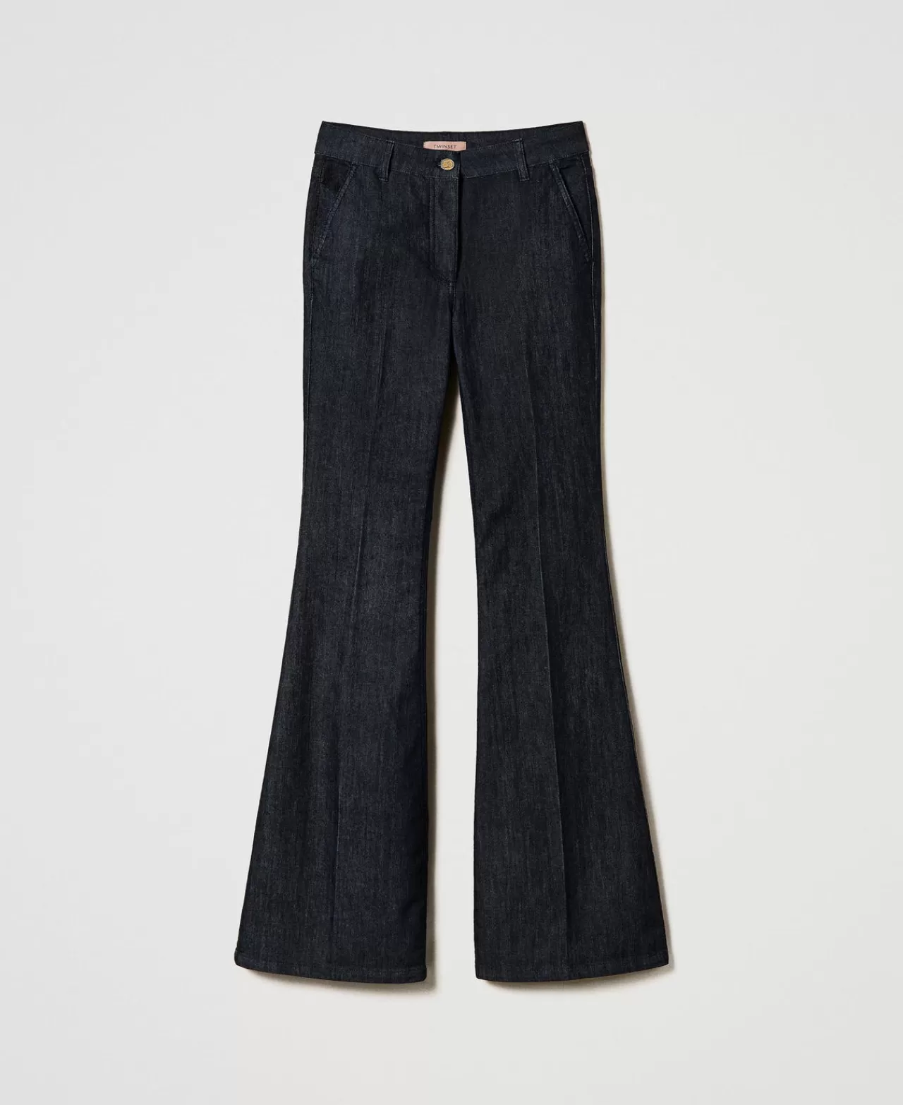 TWINSET Milano Flare-Jeans Mit Bügelfalte