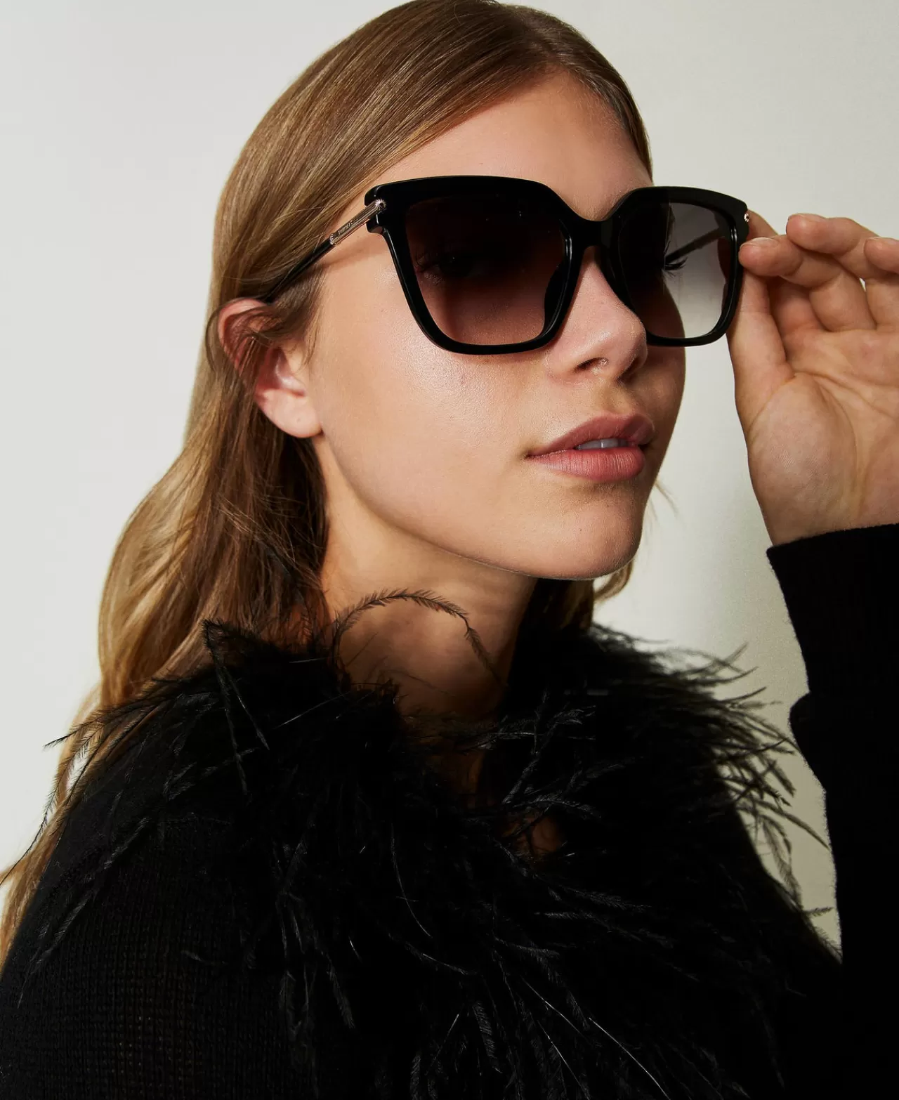 TWINSET Milano Geometrische Sonnenbrille Mit Logo