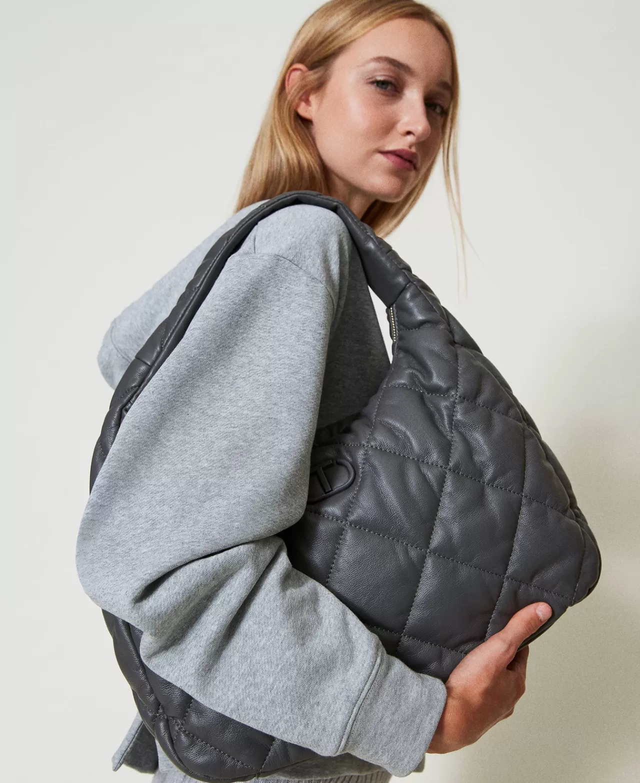TWINSET Milano Große Hobo-Stepptasche Mit Wattierung