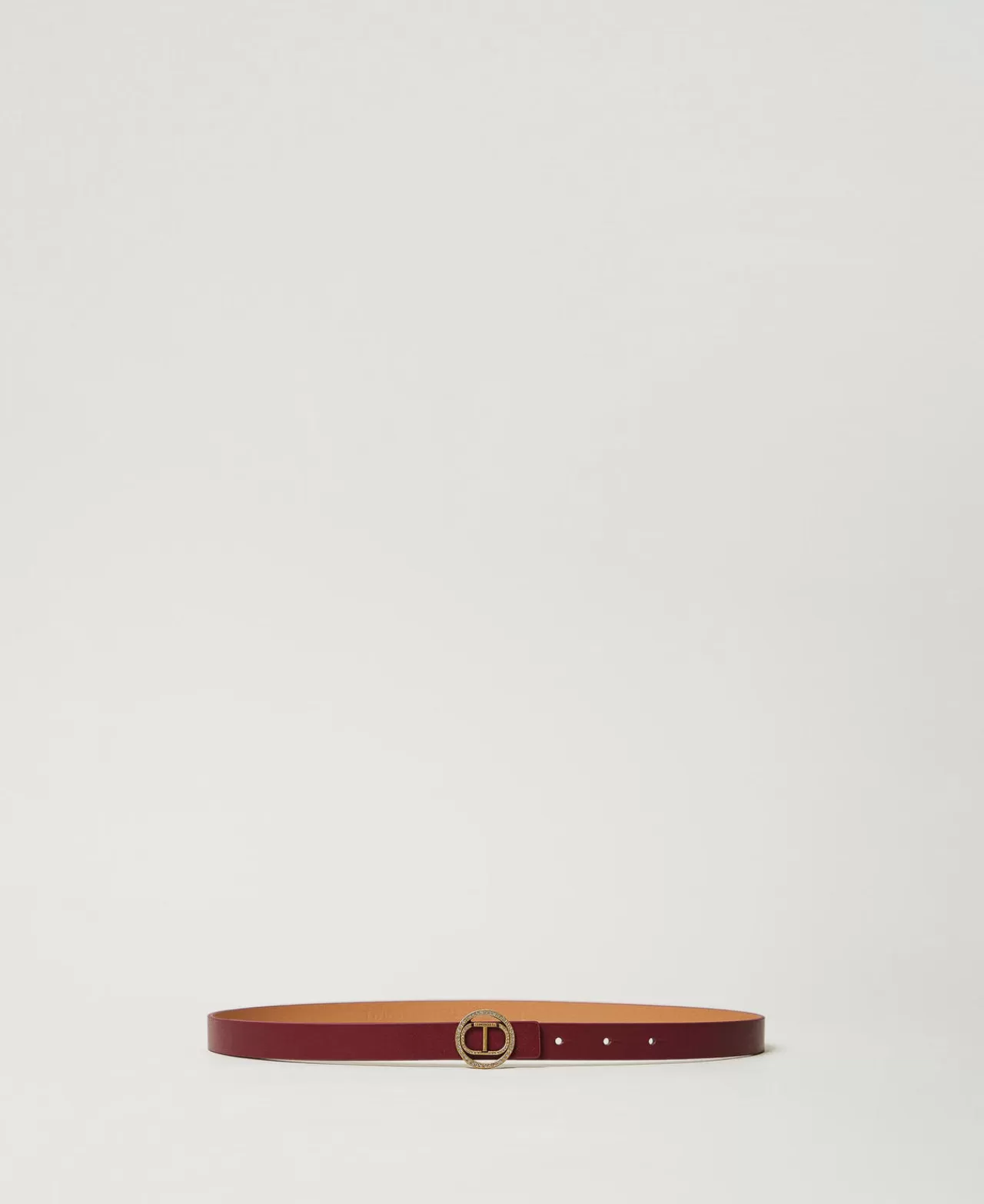 TWINSET Milano Gürtel Mit „Oval T“-Schnalle Und Strass