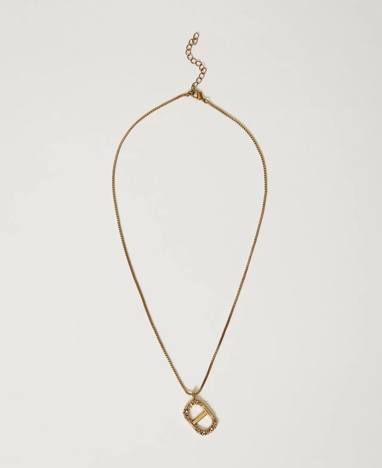 TWINSET Milano Halskette Mit Floralem Oval T