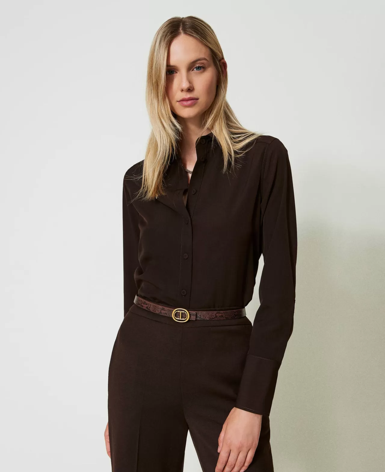 TWINSET Milano Hemd Aus Crêpe De Chine