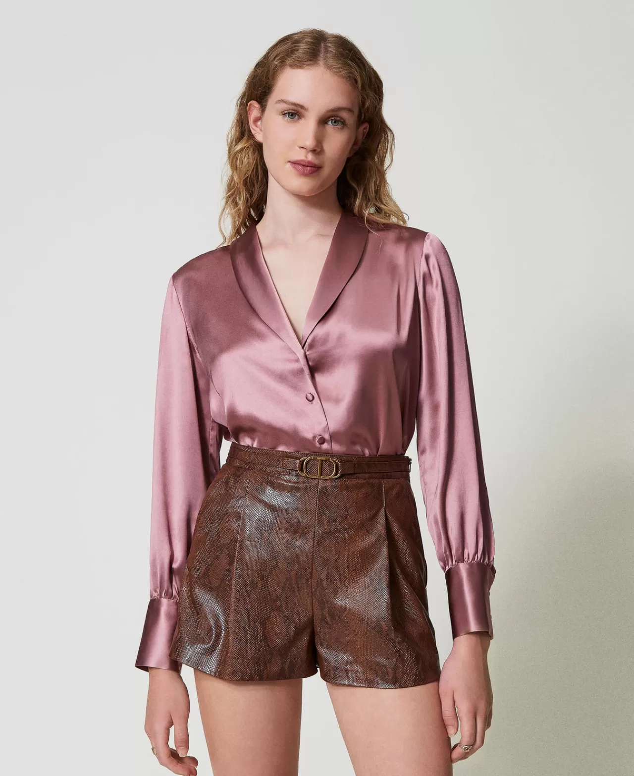 TWINSET Milano Hemd Mit Schalkragen