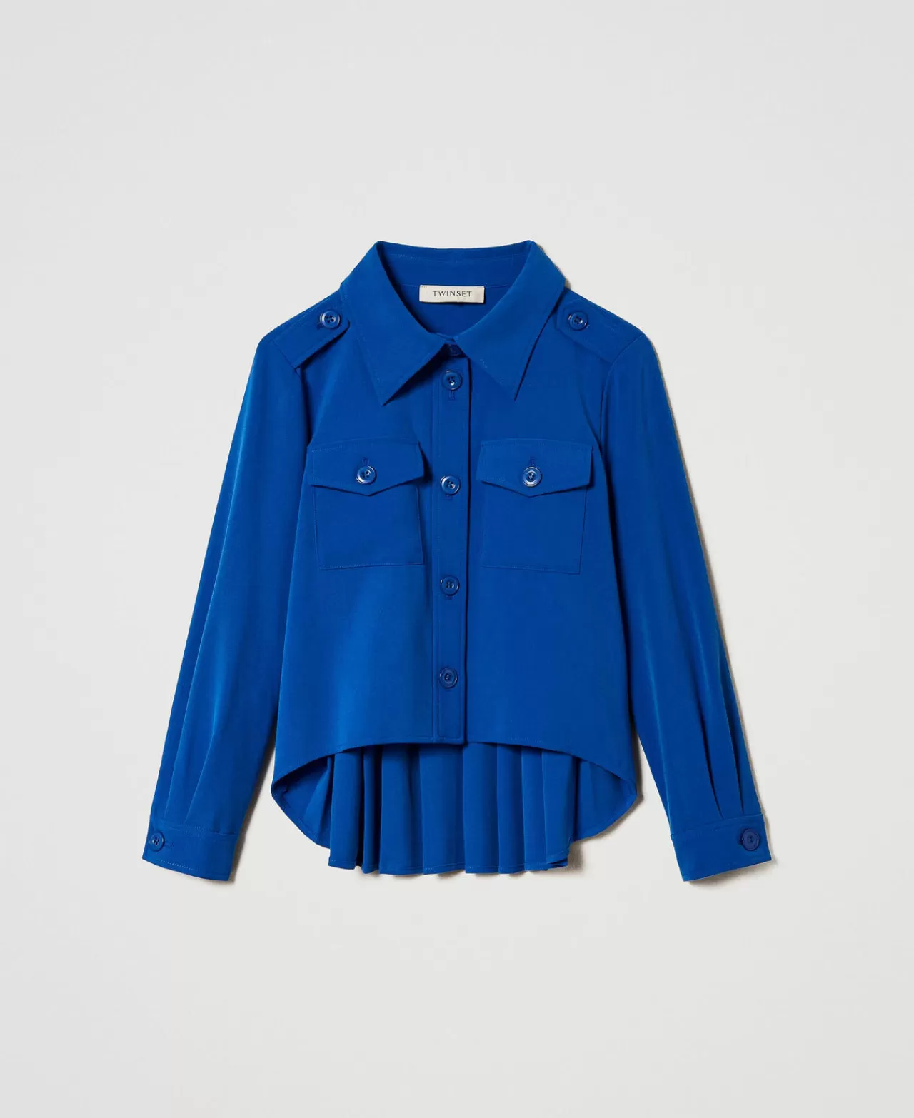 TWINSET Milano Hemdjacke Aus Flanell
