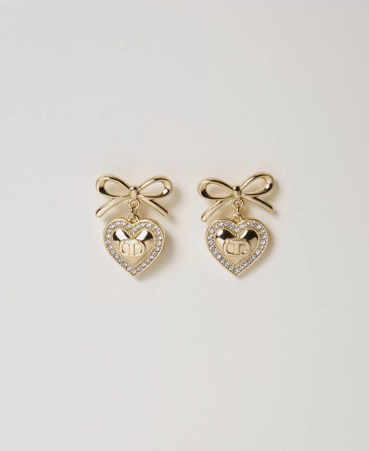 TWINSET Milano Herzohrringe Mit Strass Und Oval T