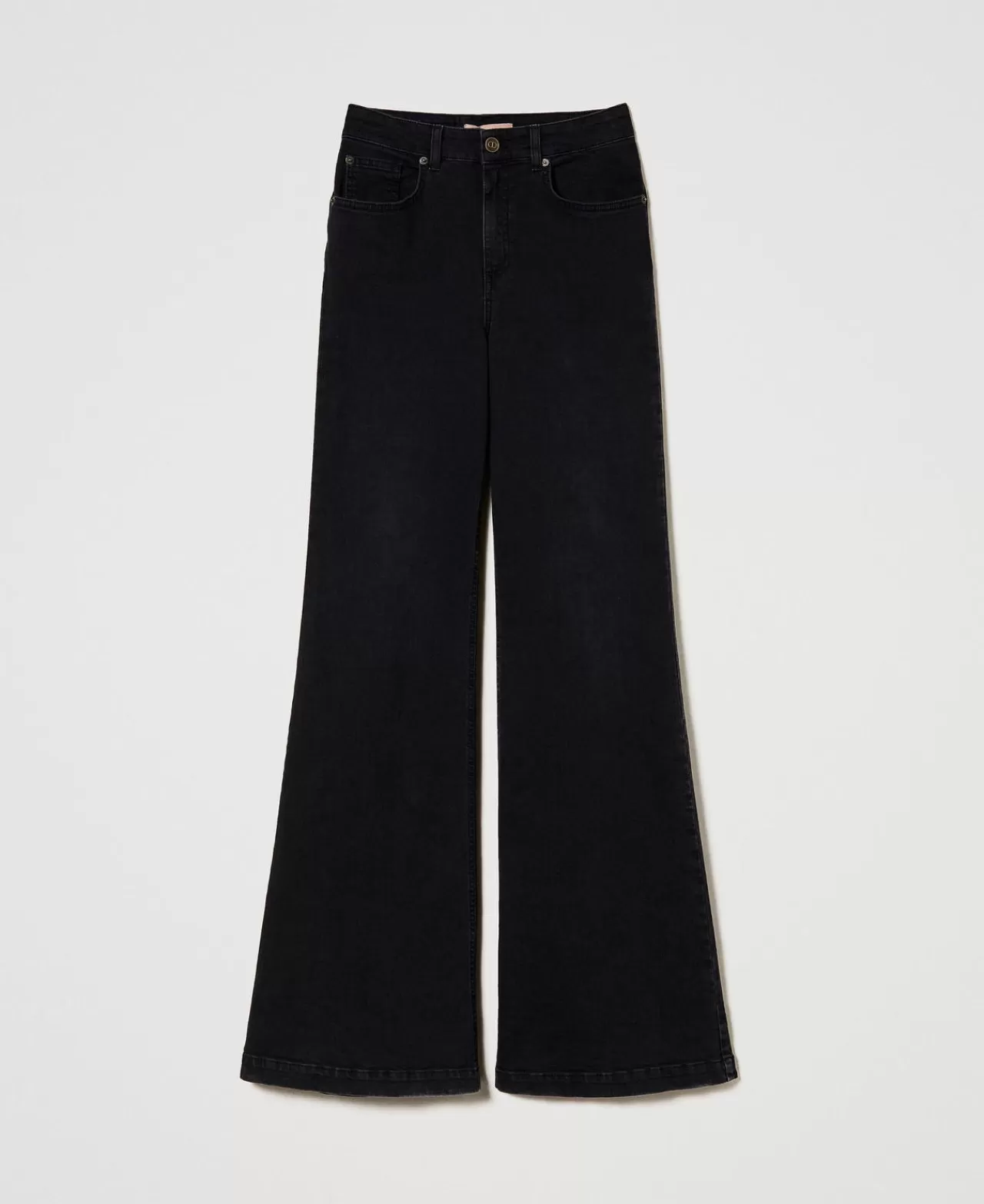 TWINSET Milano High-Waist-Jeans Mit Flare-Fit
