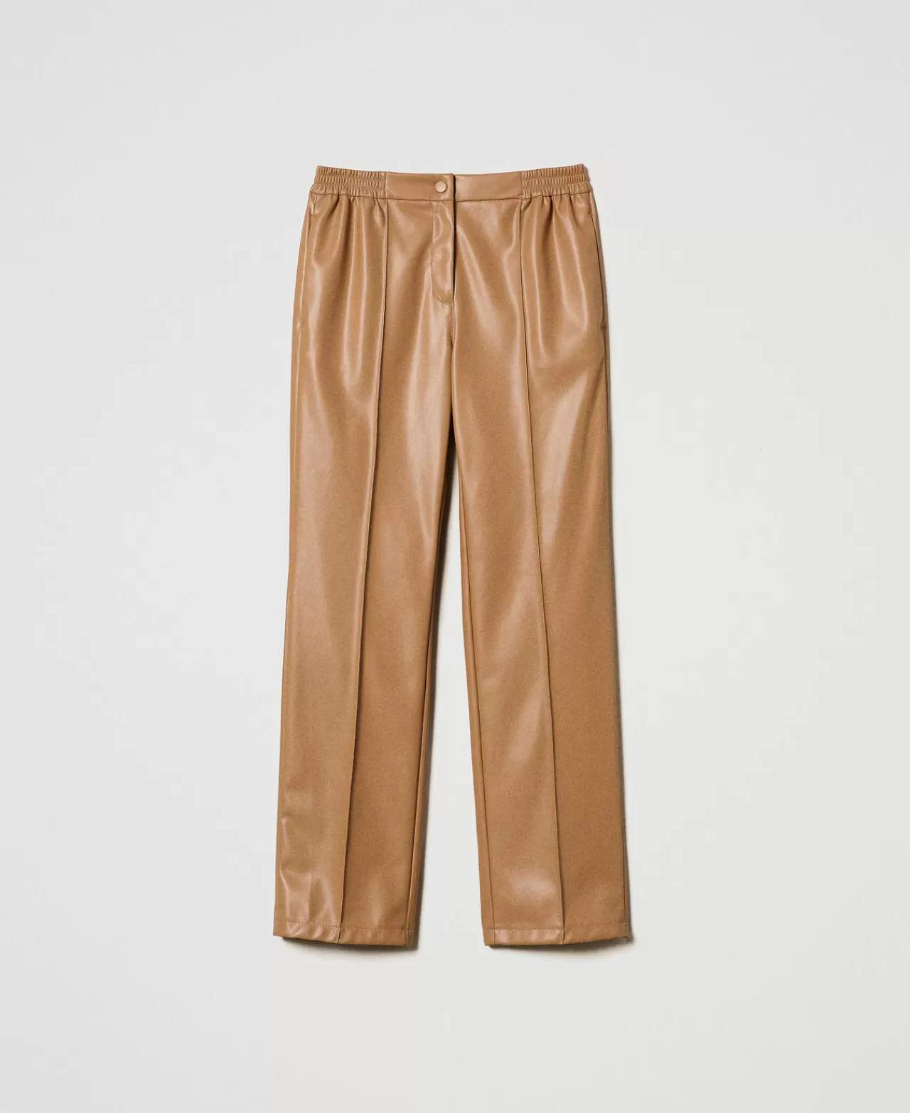 TWINSET Milano Hose Aus Lederimitat Mit Gummizug