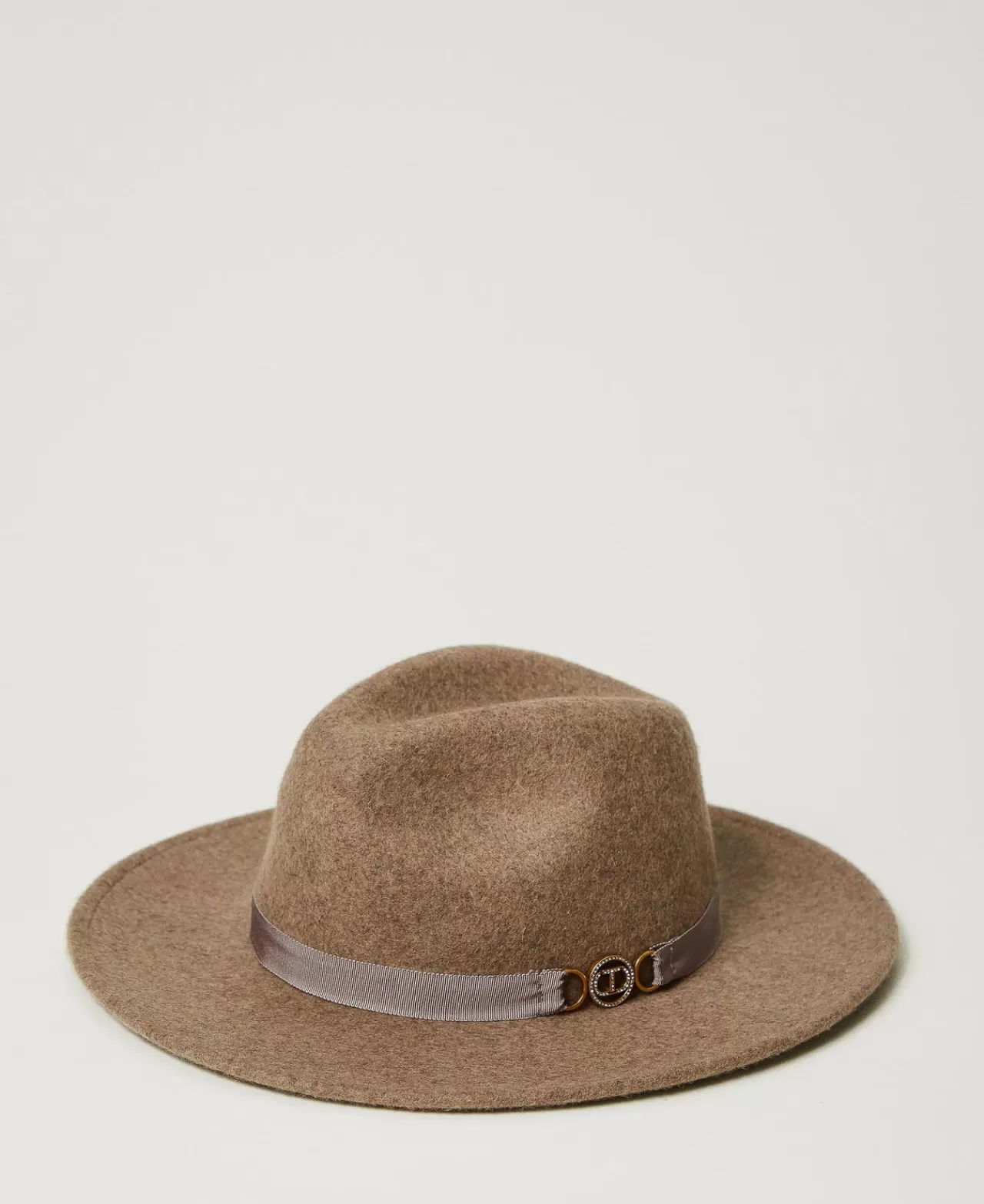 TWINSET Milano Hut Aus Tuch Mit Oval T
