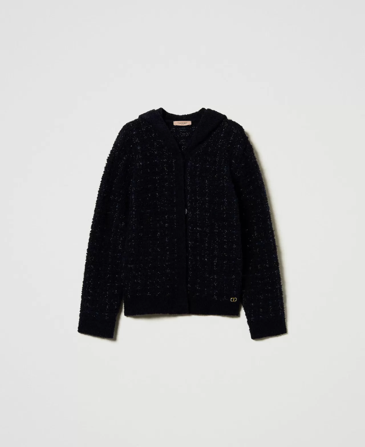 TWINSET Milano Jacke Aus Jacquardstrick Mit Karomuster