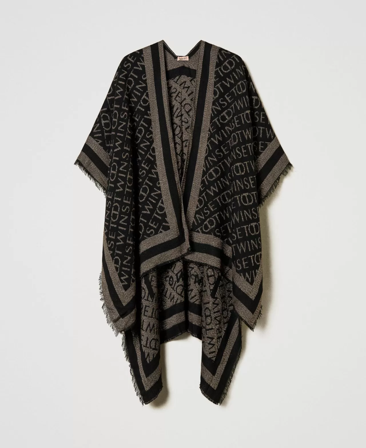TWINSET Milano Jacquardponcho Mit Logos