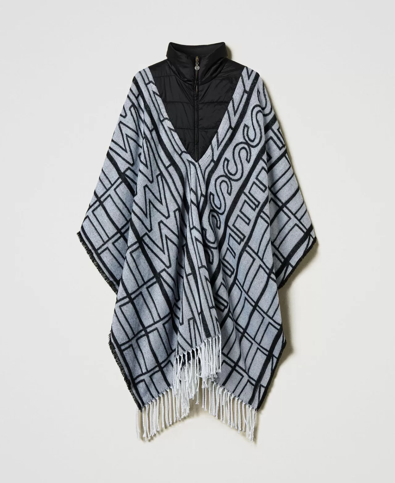 TWINSET Milano Jacquardponcho Mit Logos