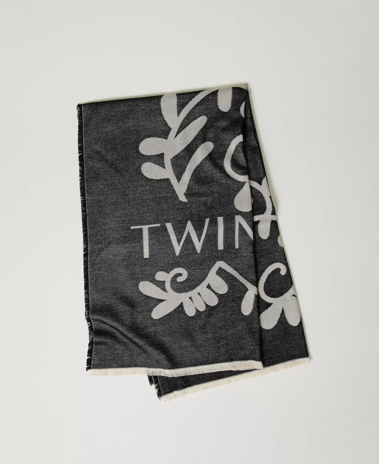 TWINSET Milano Jacquardschal Mit Logo