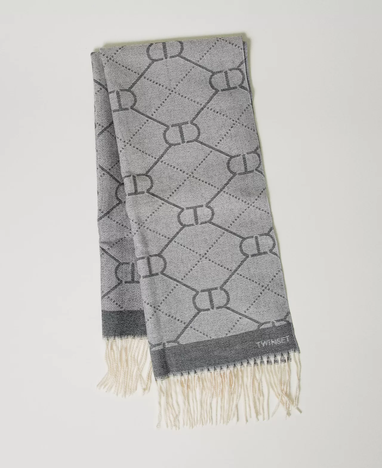 TWINSET Milano Jacquardstola Mit Oval Ts