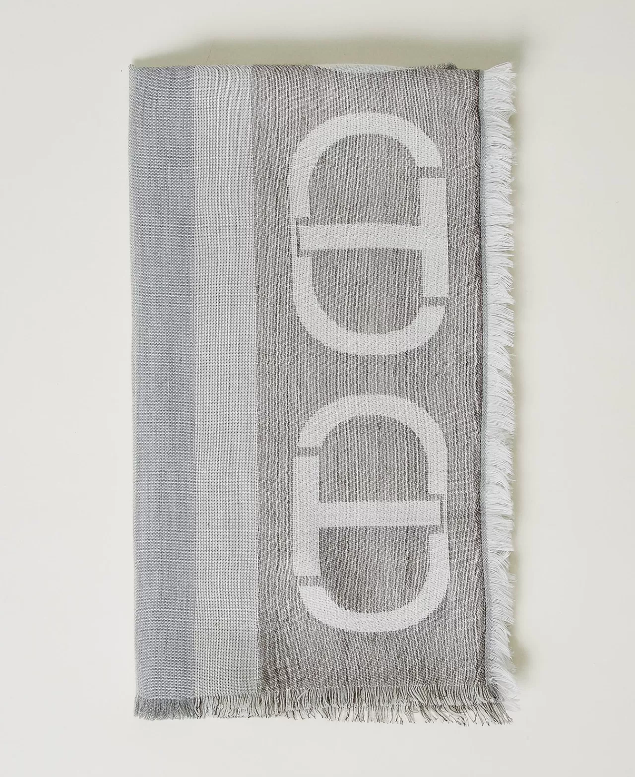 TWINSET Milano Jacquardstola Mit Oval Ts