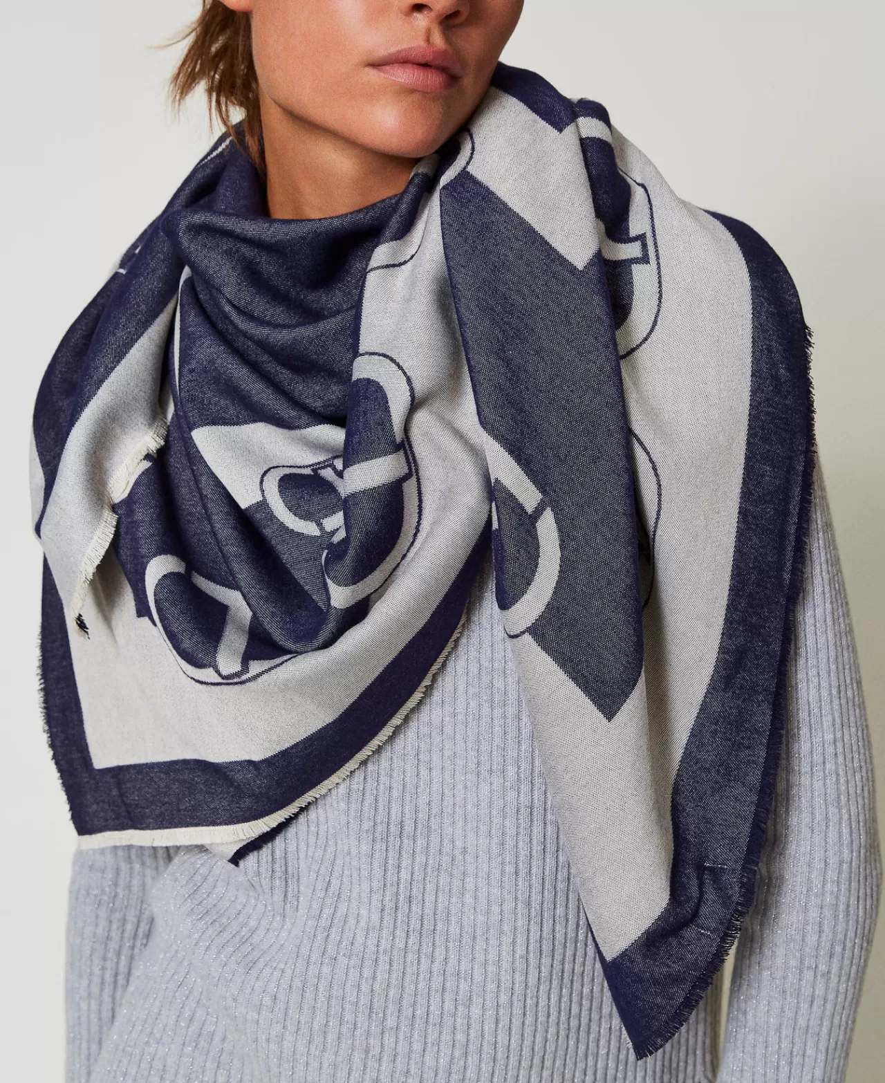 TWINSET Milano Jacquardtuch Mit Logos
