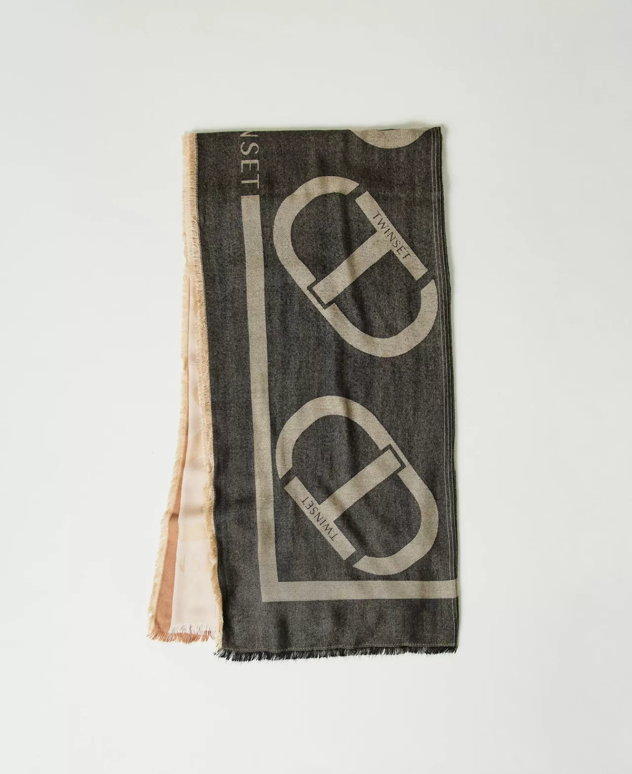 TWINSET Milano Jacquardtuch Mit Oval Ts