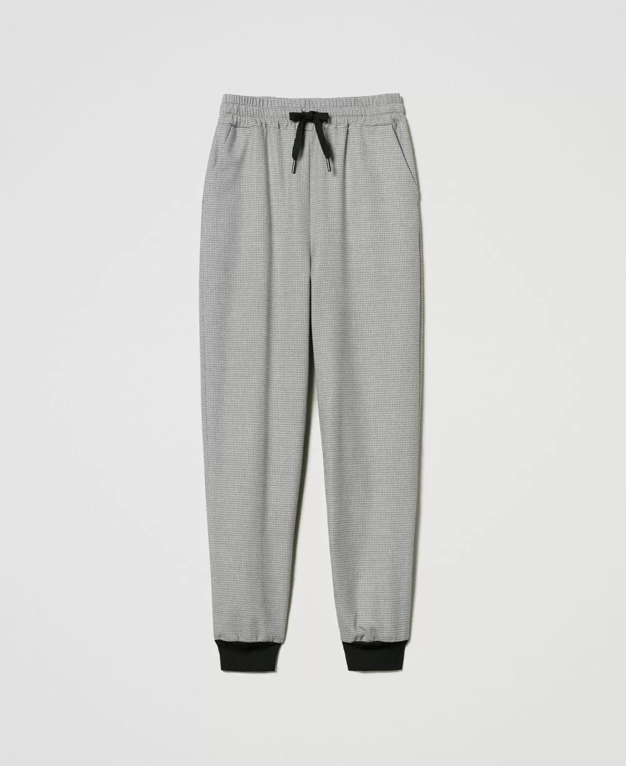 TWINSET Milano Joggers Mit Hahnentrittmuster