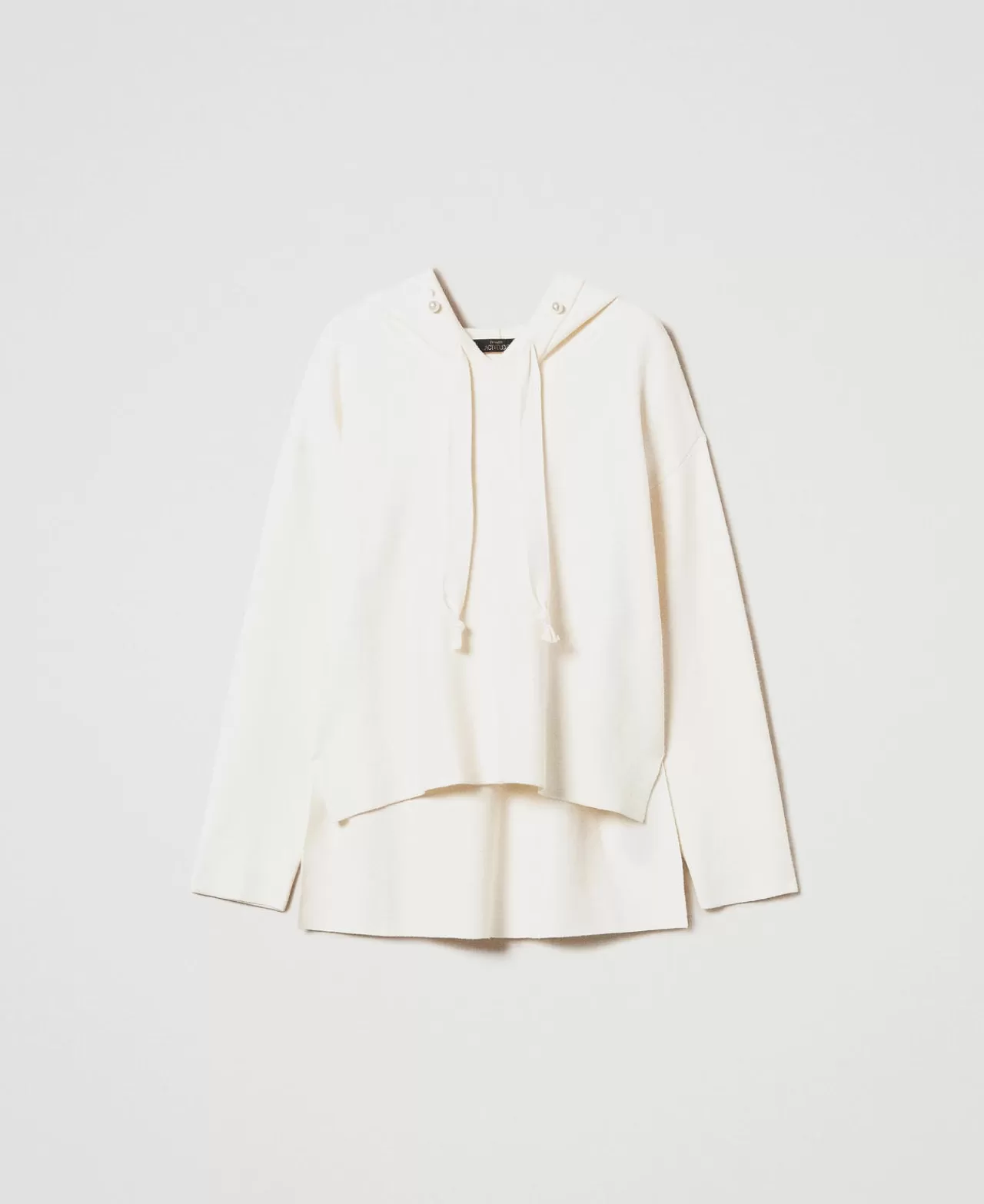 TWINSET Milano Kapuzenpullover Mit Perlen