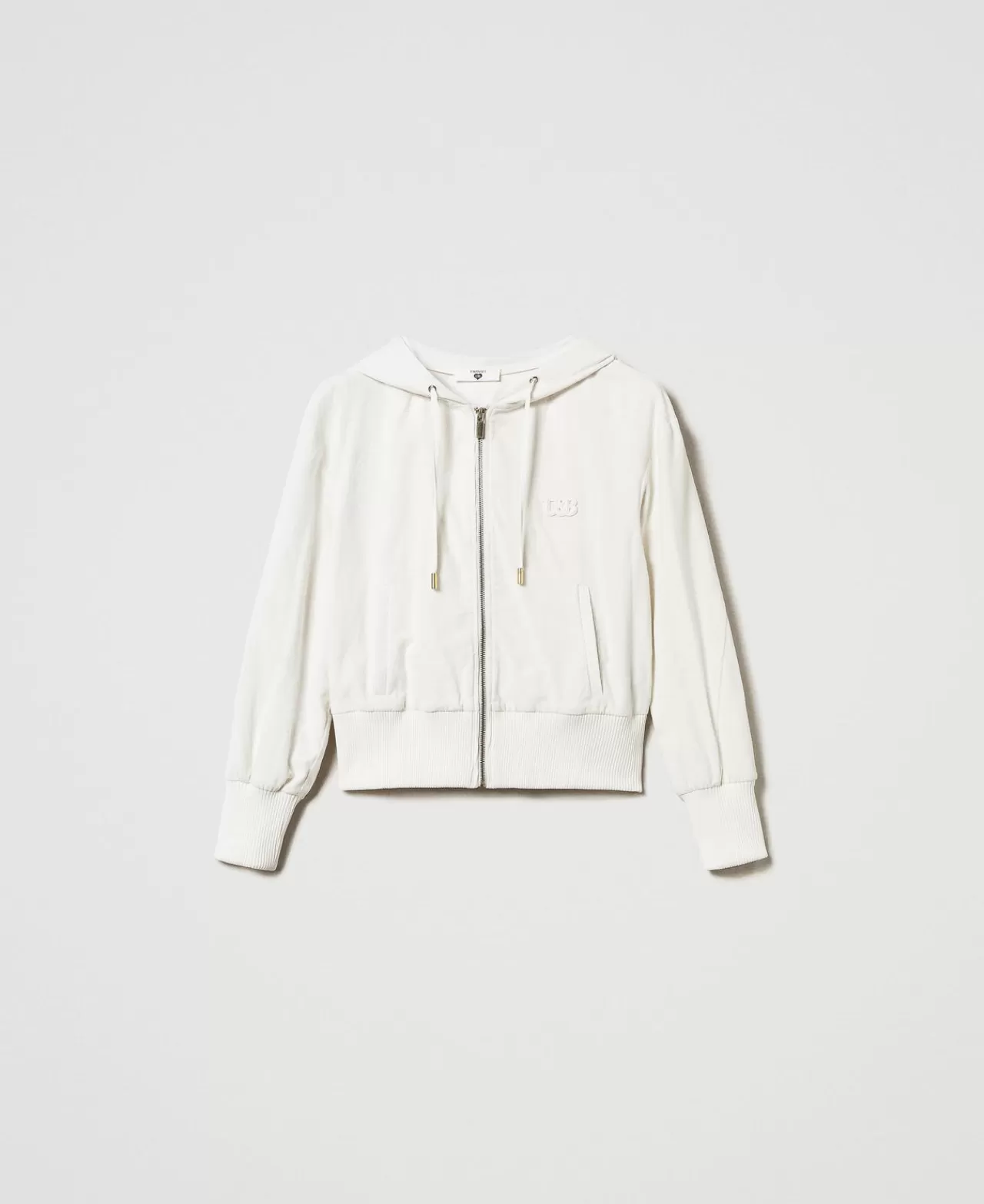 TWINSET Milano Kapuzensweatjacke Aus Samt
