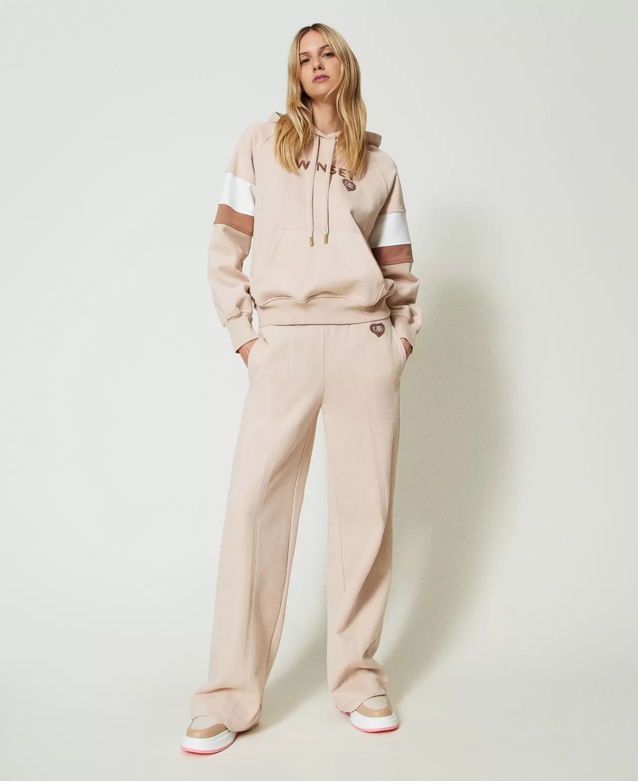TWINSET Milano Kapuzensweatshirt Und Palazzohose
